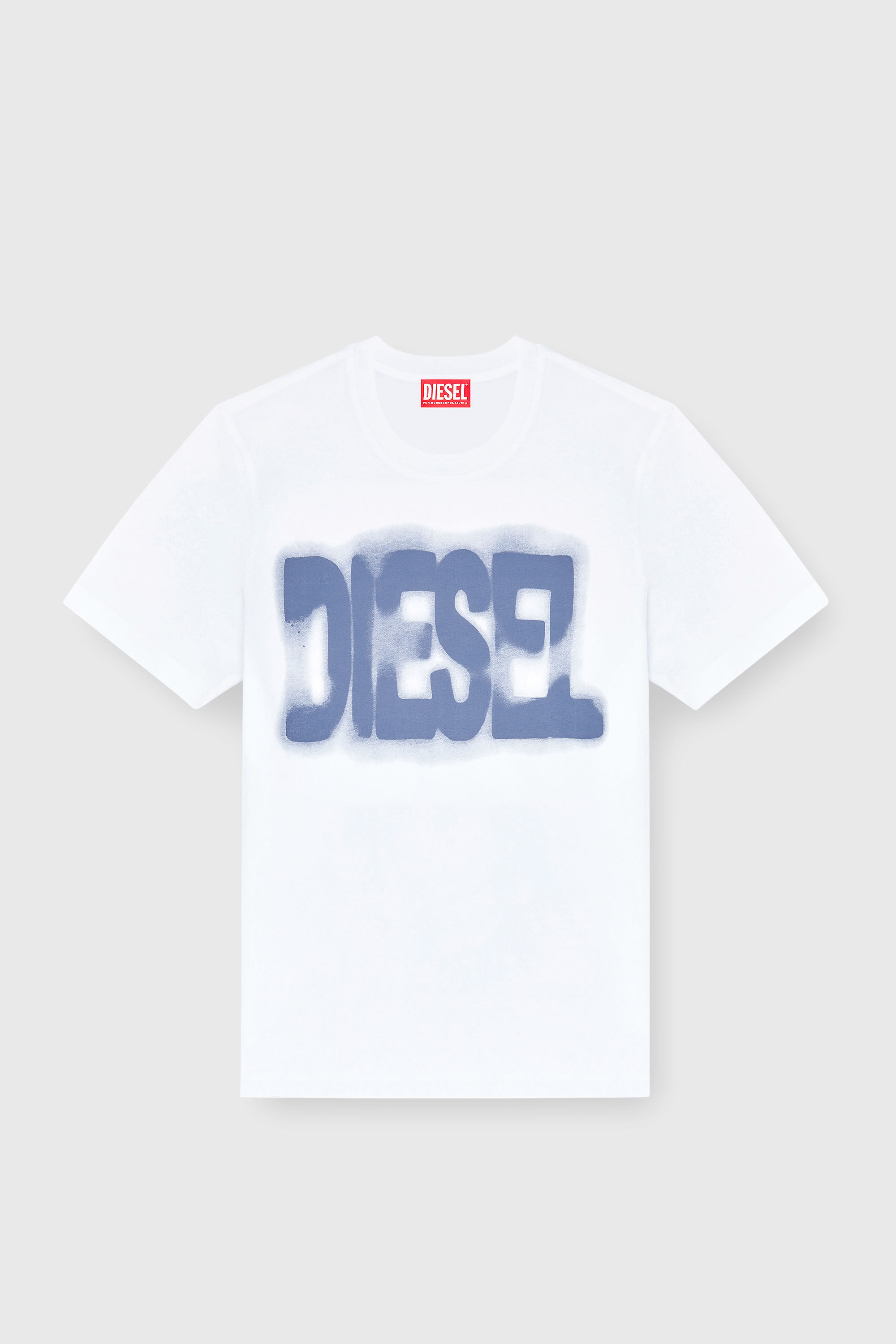 Diesel - T-ADJUST-AA6, Male's Tシャツ in ホワイト - 2