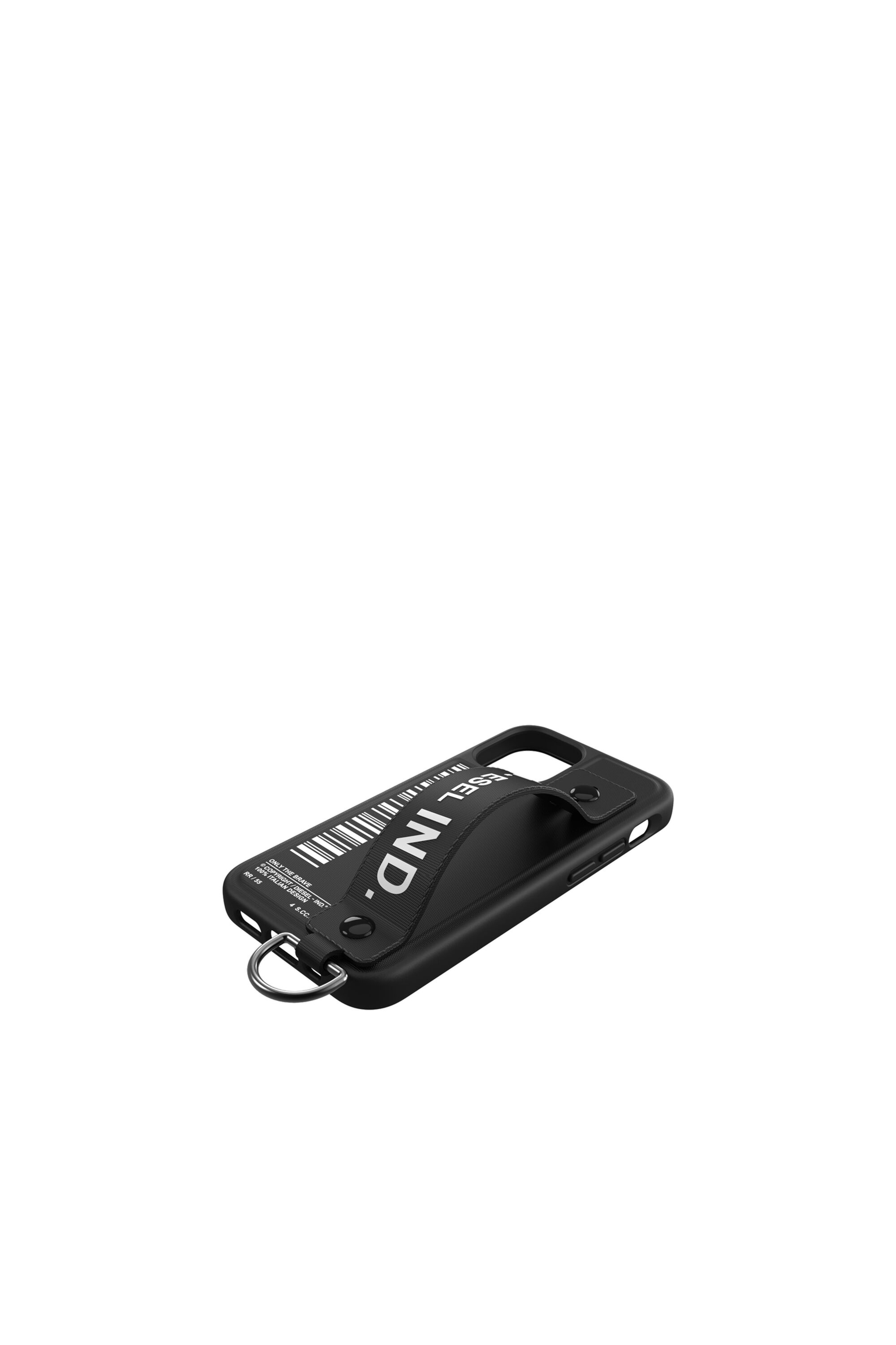 Diesel - 42524 STANDARD CASE, Unisex's Handstrap Case for iPhone 12 Mini in ブラック - 4