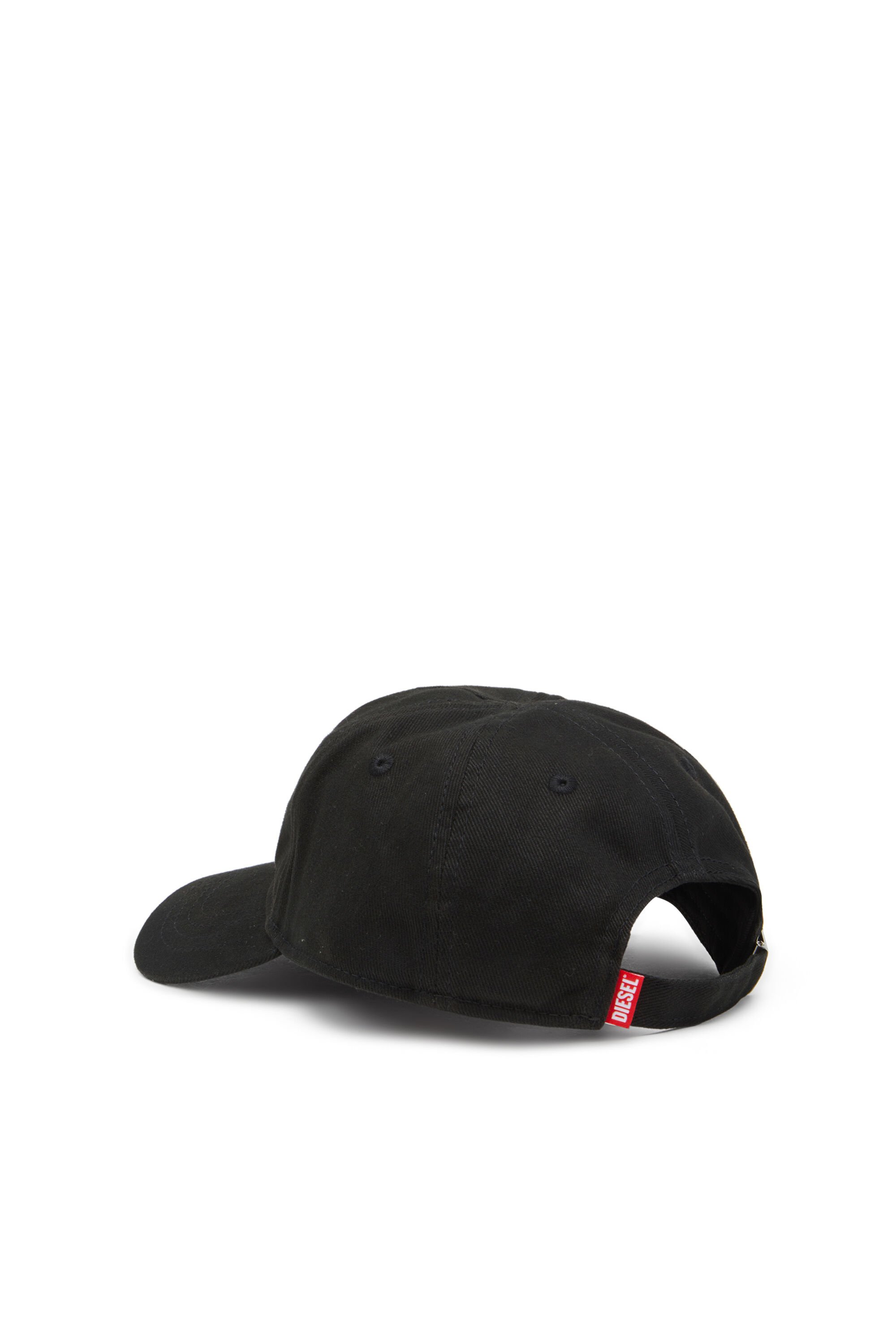 Diesel - C-SUX, Male's Baseball cap in cotton gabardine in ブラック - 2