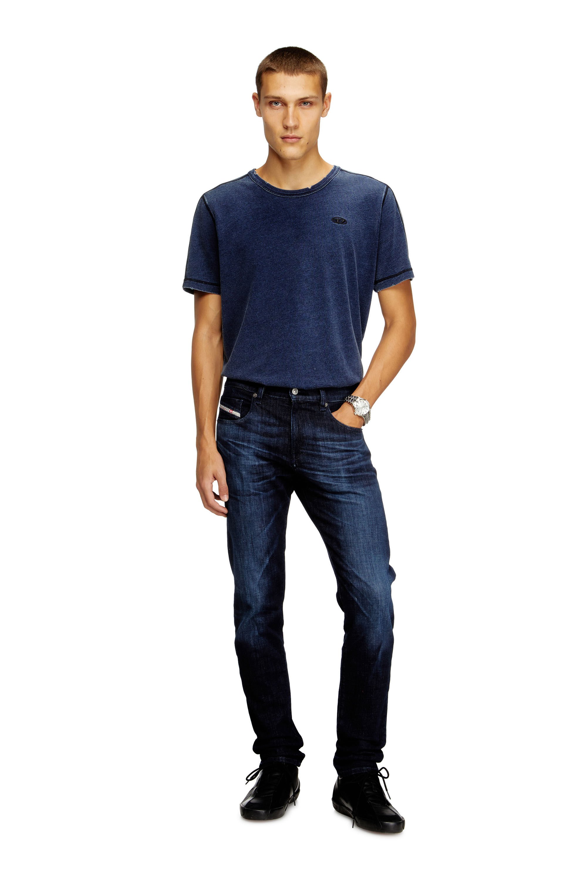 Diesel - Male's Slim Jeans 2019 D-Strukt 0ADBL, ダークブルー - 1