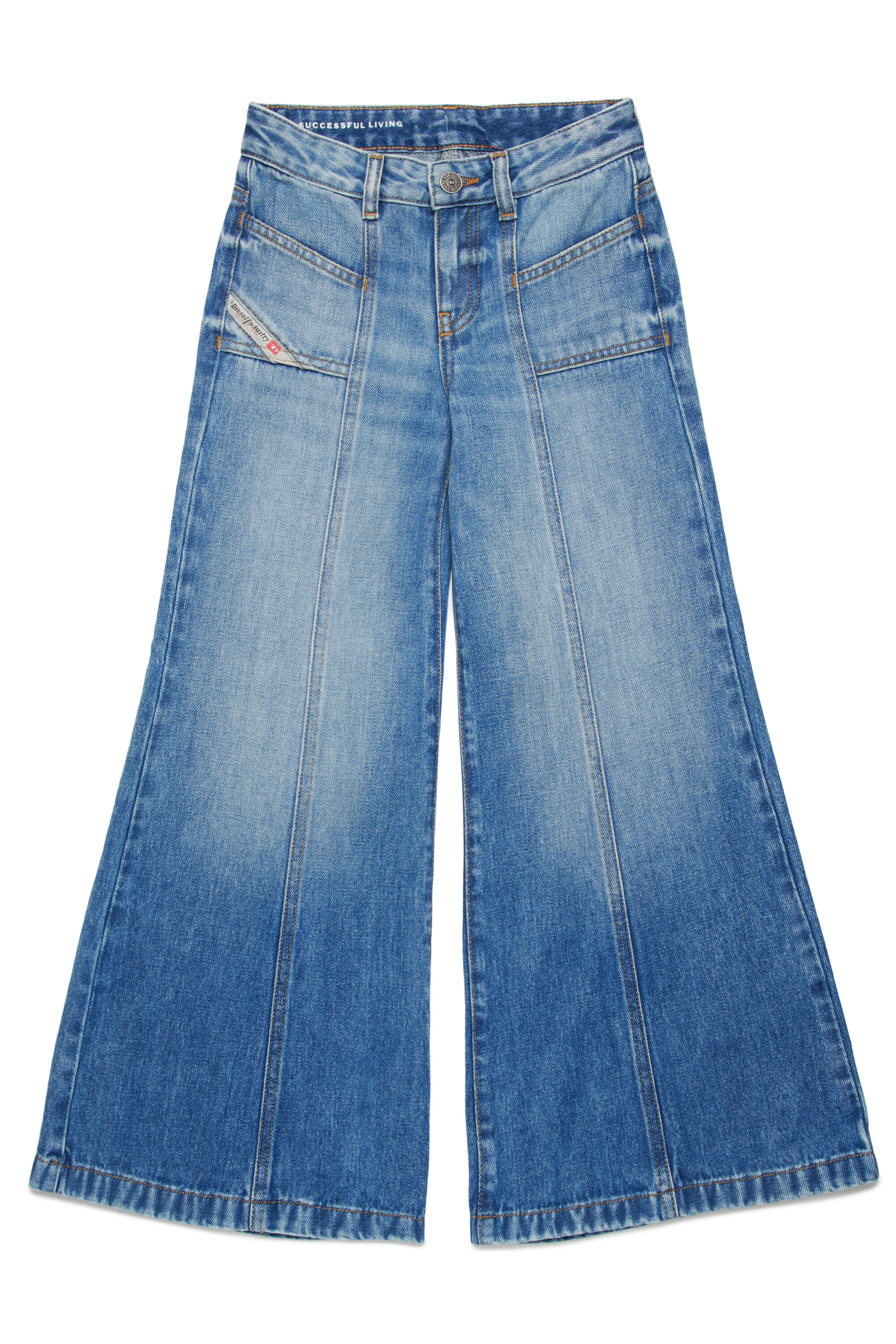 D-AKII-J Flared Jeans - D-Akii｜ブルー｜ガールズ｜DIESEL