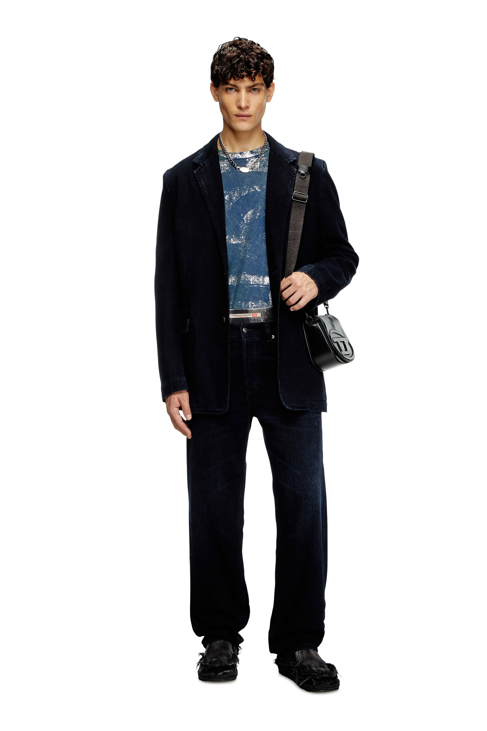 Diesel - Male's Regular Jeans 2024 D-Macs 09L54, ダークブルー - 1