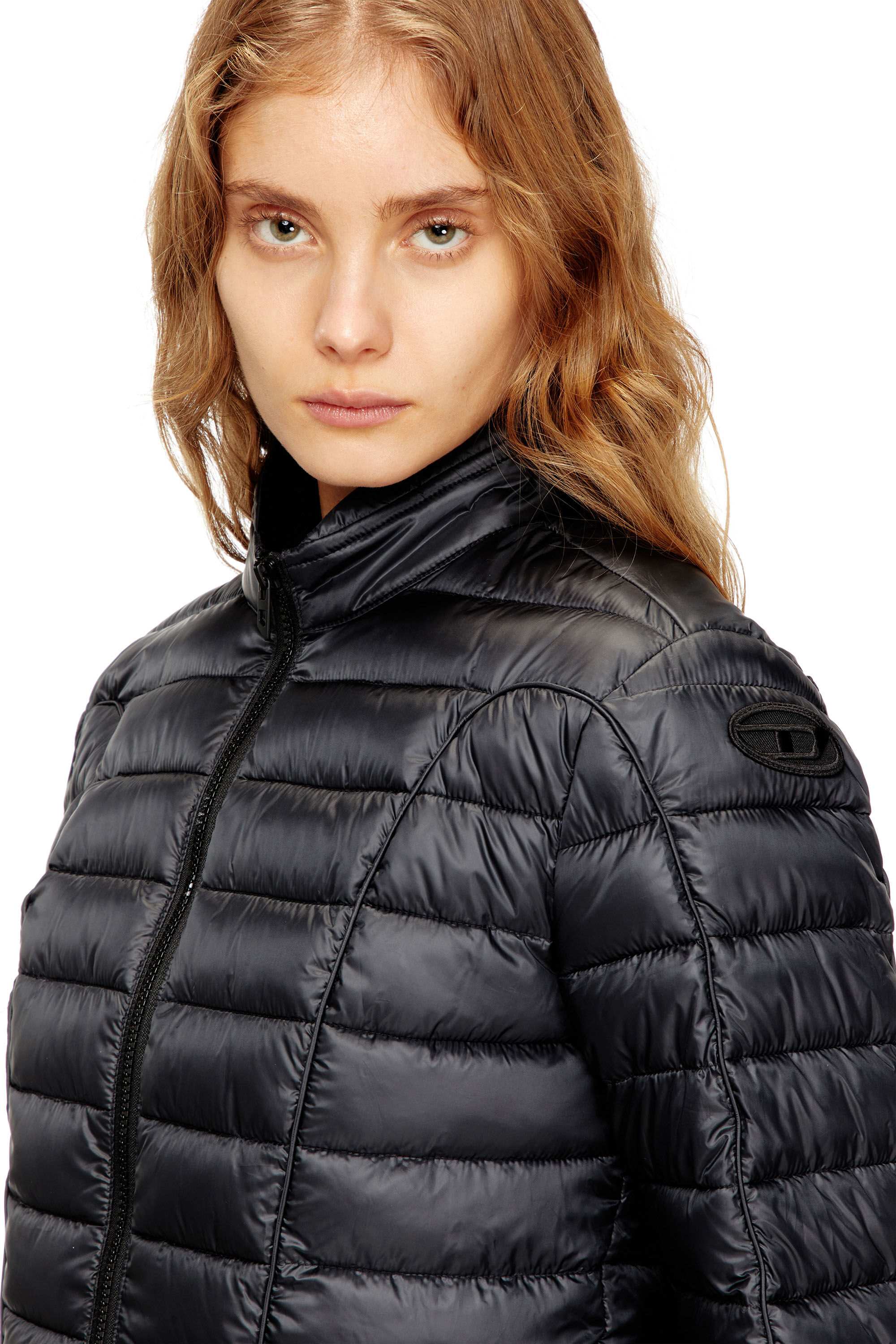 Diesel - W-PILOT-FEM-WRD, Female's パファージャケット in ブラック - 4