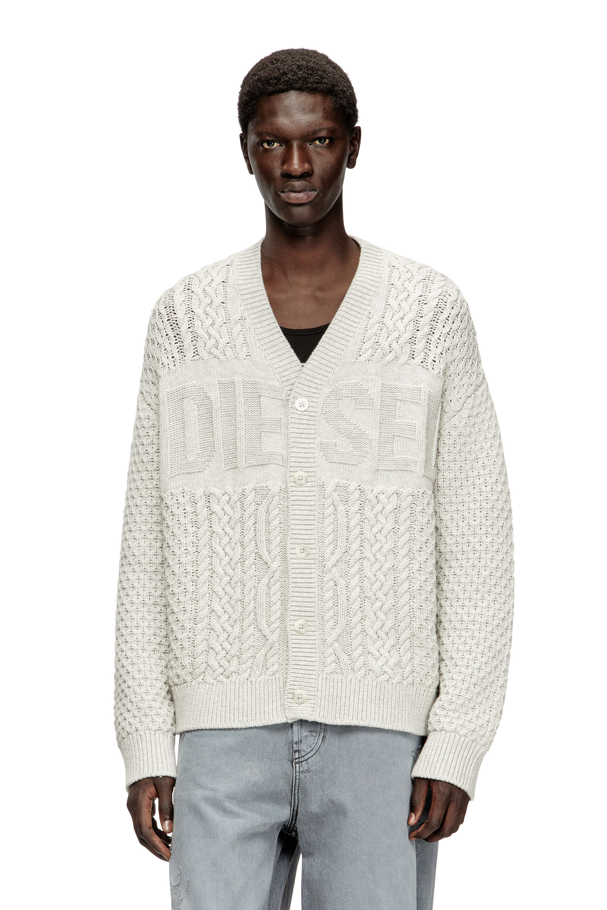DIESEL カーディガン K-ANTOINE カーディガン｜グレー｜メンズ｜DIESEL