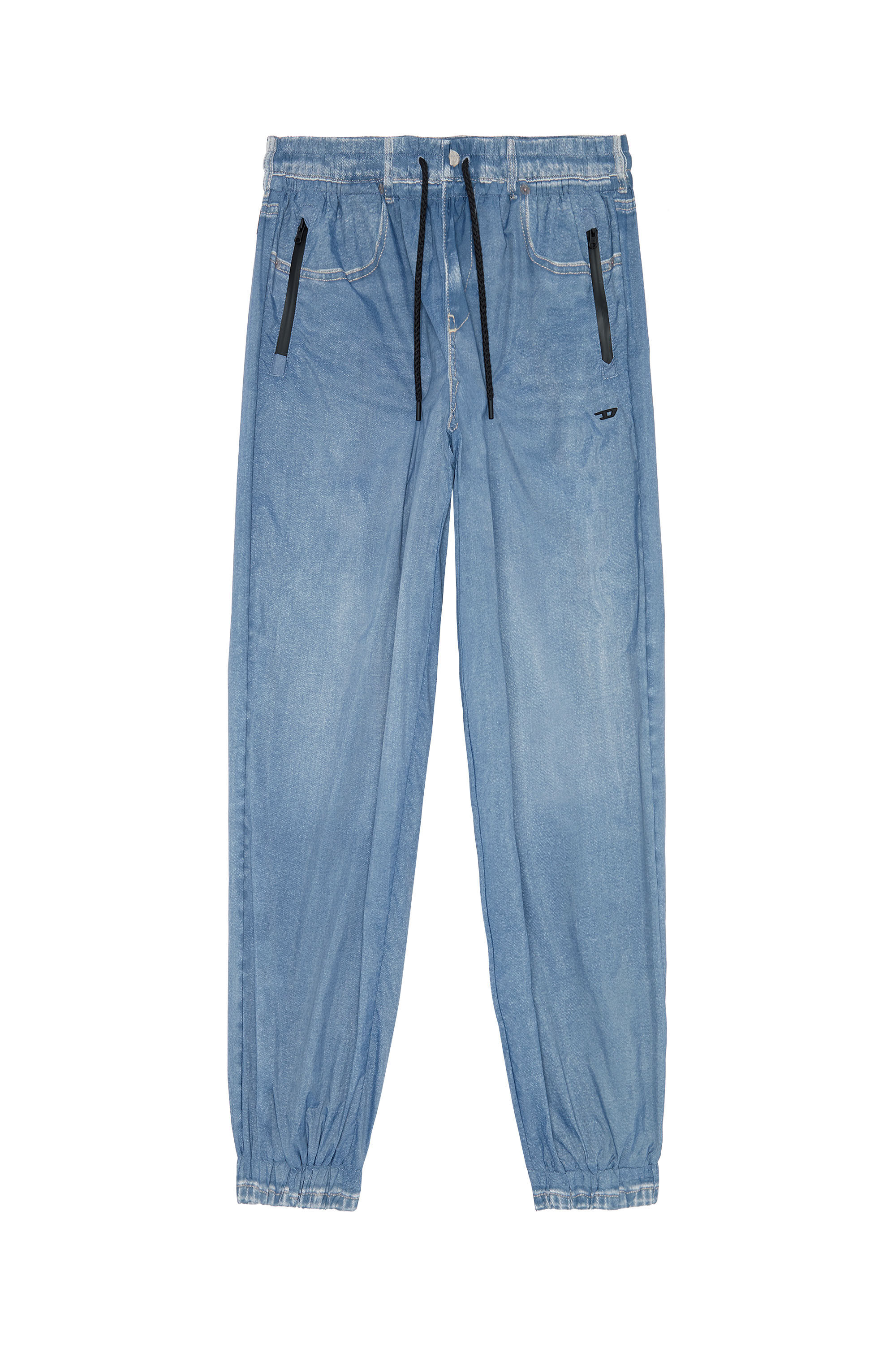 Diesel - AUWB-MADDOX-HT20, Female's トロンプルイユ パンツ スポーツ アスレジャー in ブルー - 2