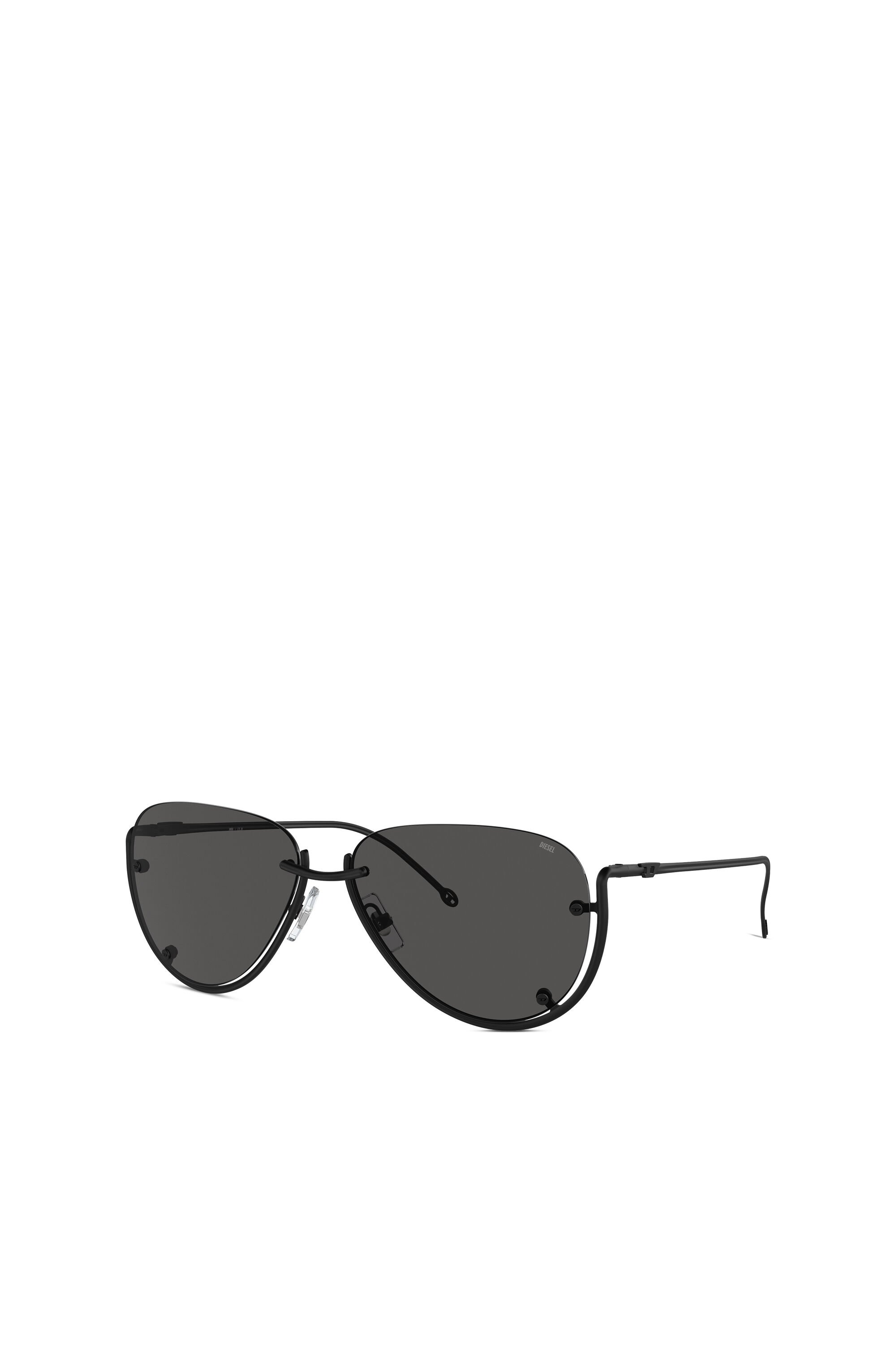 Diesel - 0DL1003, Unisex's サングラス in ブラック - 5