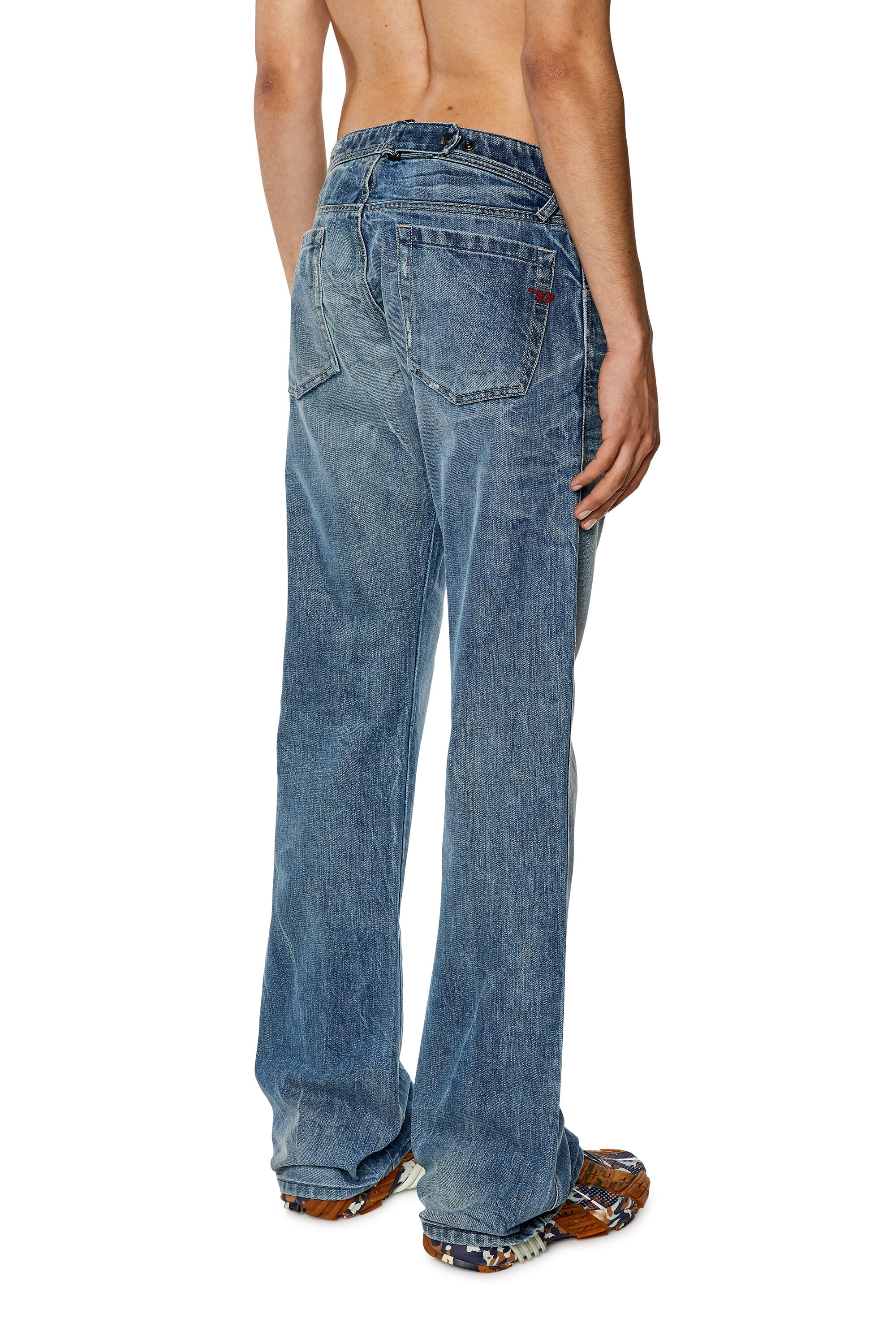 Diesel - Bootcut Jeans D-Backler 09I01, ミディアムブルー - Image 5