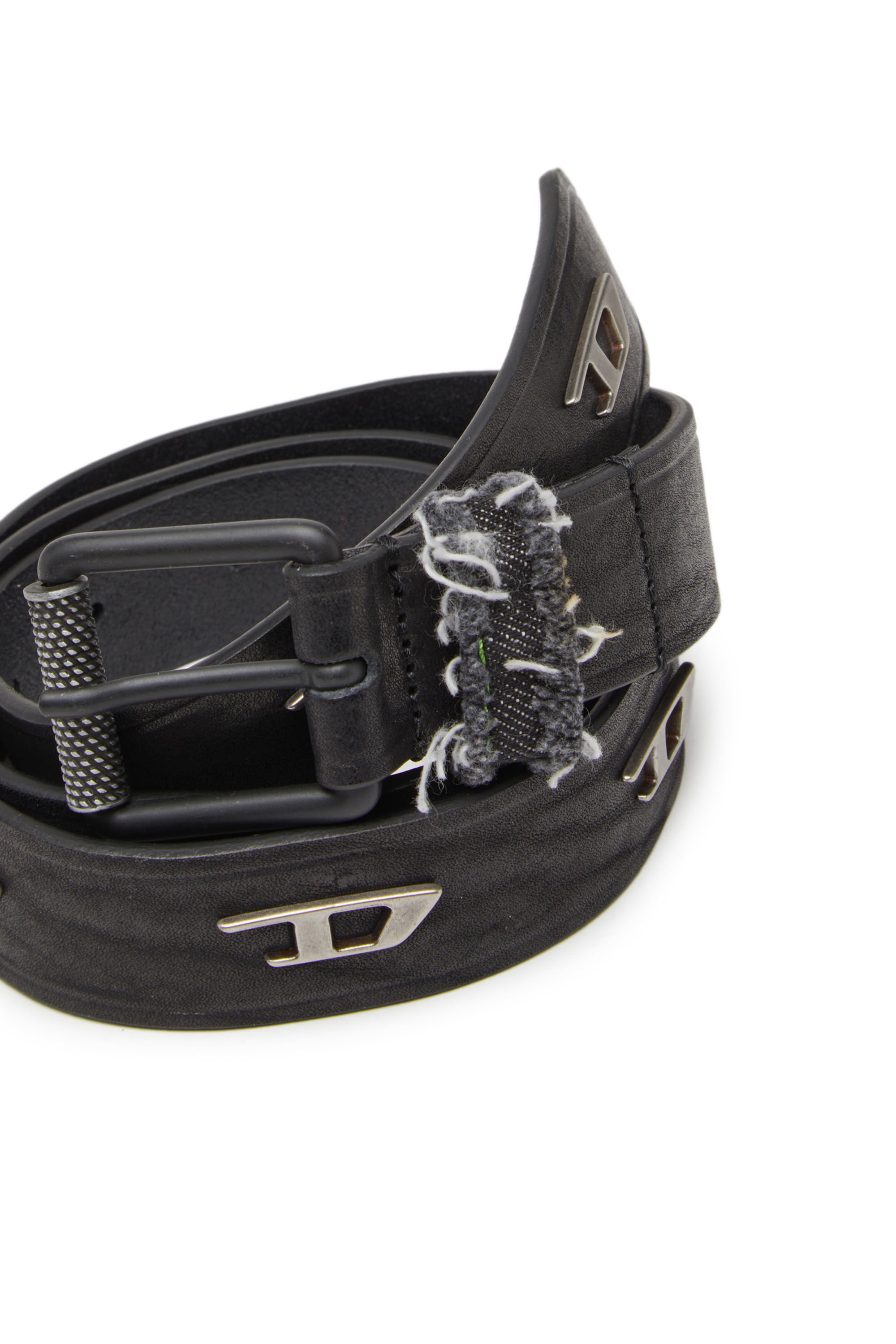 Diesel - B-DAVIS II, Male's カウレザー ベルト in ブラック - 3