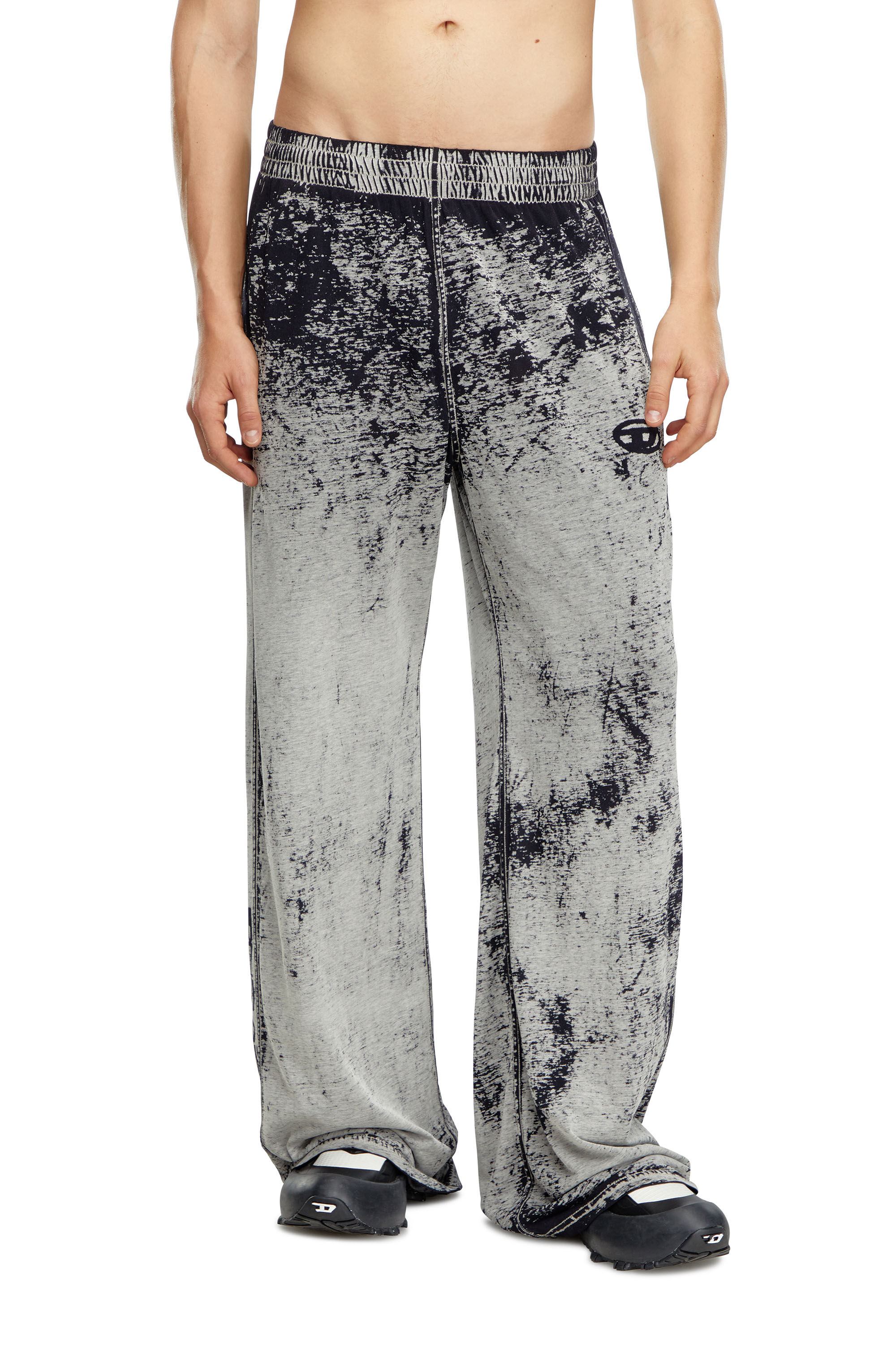 P-LEO-DEV Track pants in burnout plated jersey｜マルチカラー｜メンズ｜DIESEL