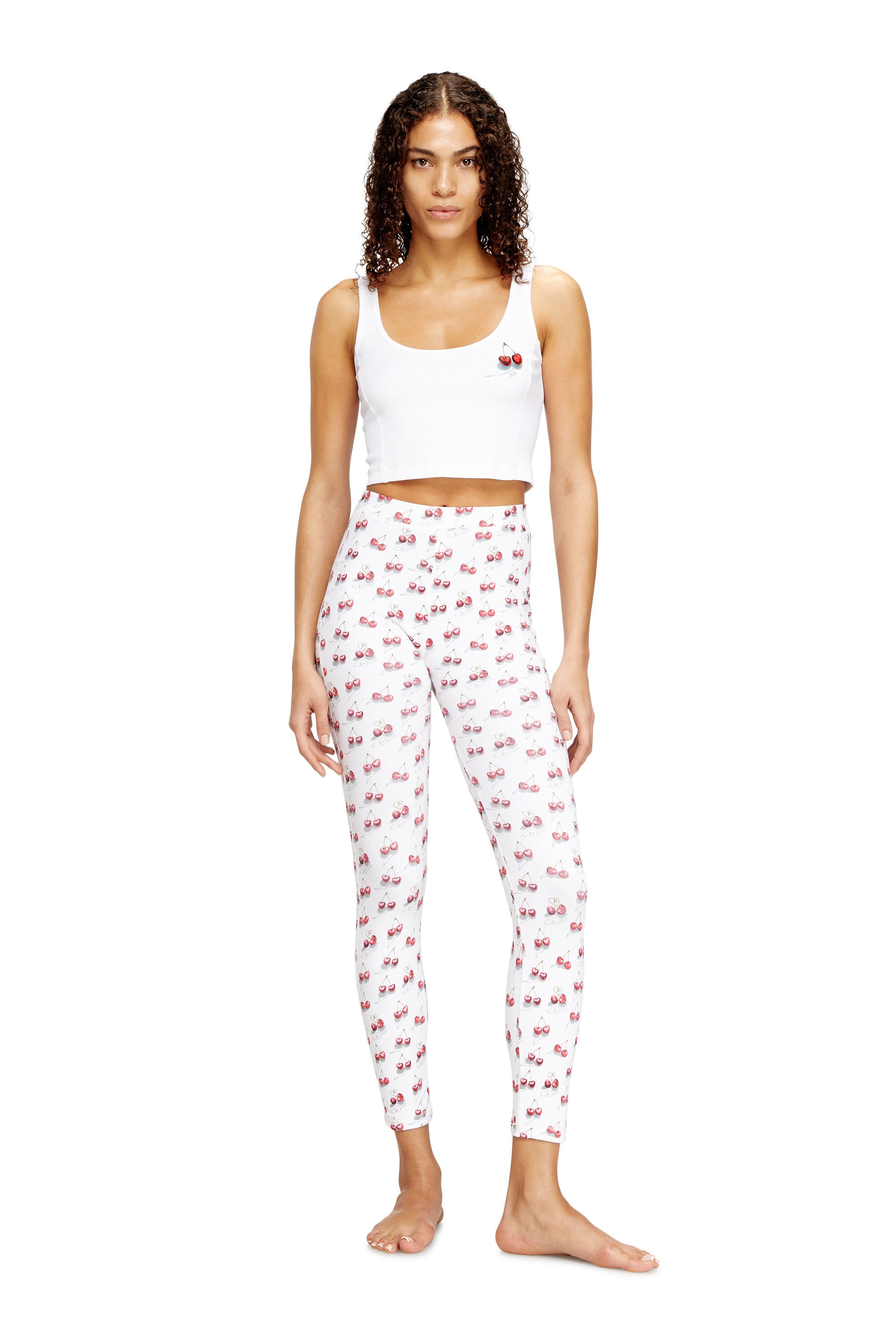 Diesel - SET-ABIGAIL-GFT, Female's パジャマ in ホワイト/レッド/ブルー - 1