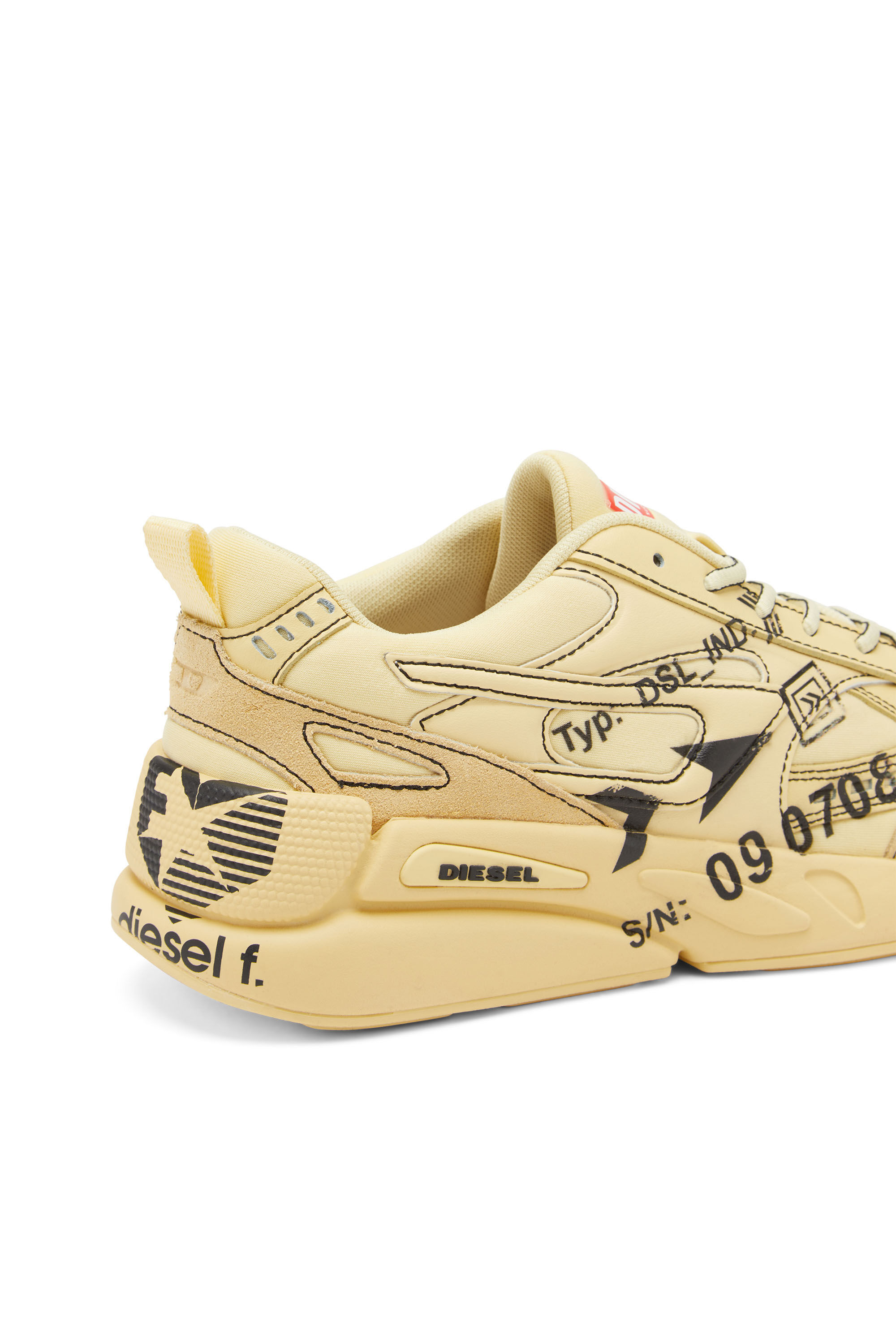 Diesel - S-SERENDIPITY SPORT W, Female's レディース MIXマテリアル スニーカー - S-Serendipity Sport W in イエロー - 7