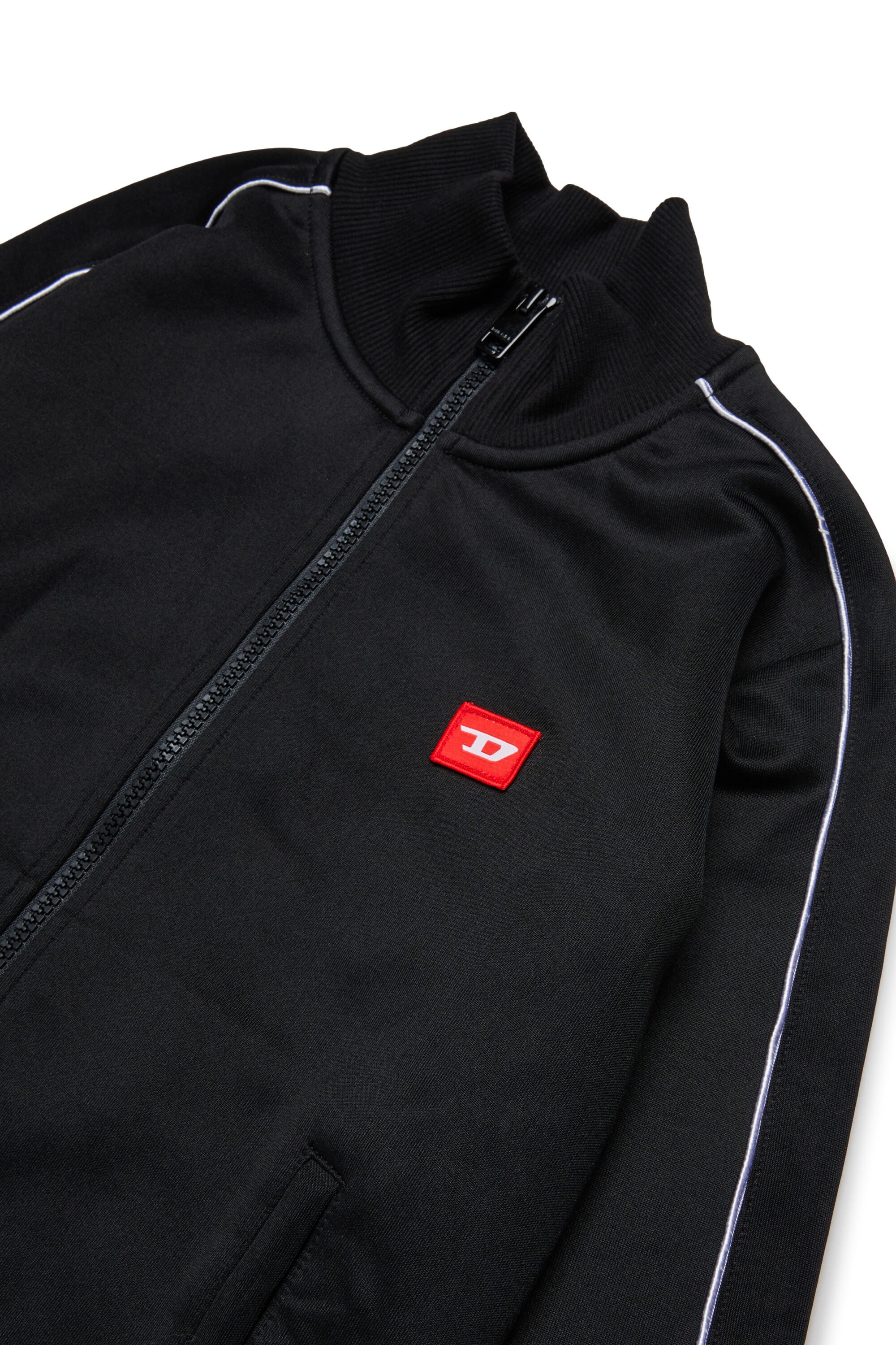 SLOCKD ジップアップスウェット｜ブラック｜ボーイズ｜DIESEL