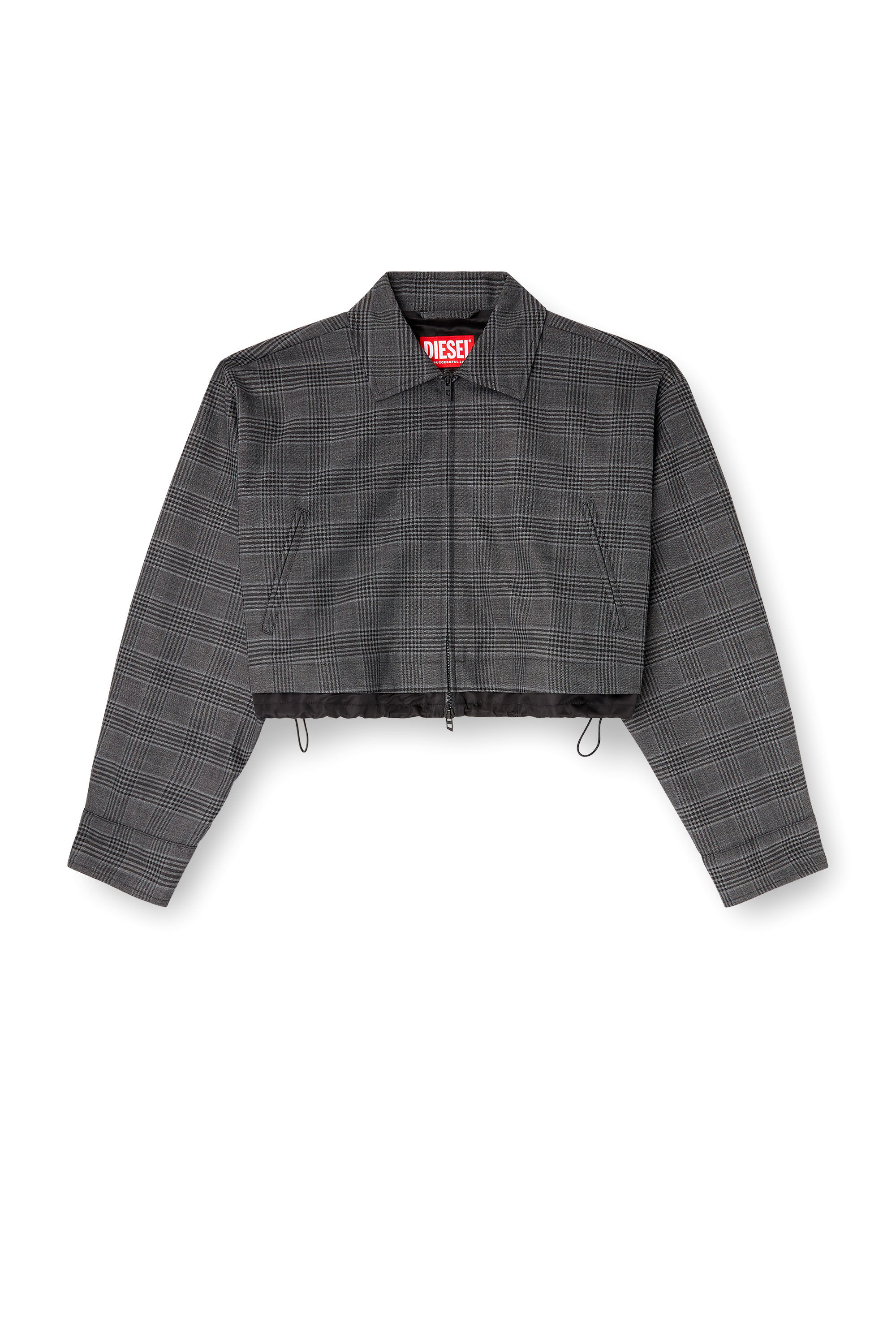 ぷりん！美品☆DIESEL☆チェック柄コート☆ジャケット☆XXS☆ MAISON DE THERESE ジャケット テーラードジャケット 中綿ダブル