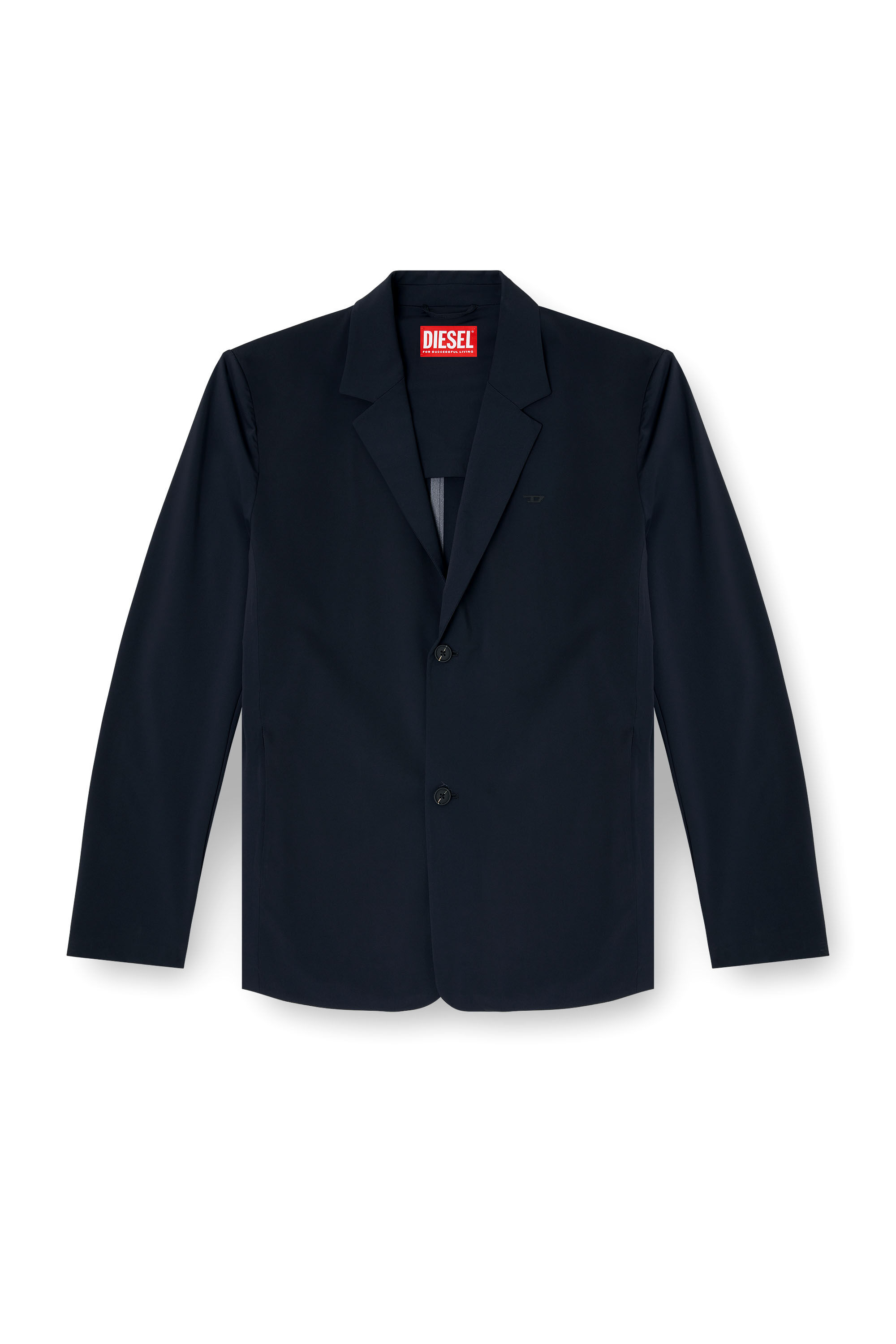 Diesel - J-ACTIVE, Male's Blazer in stretch nylon in ブラック - 2