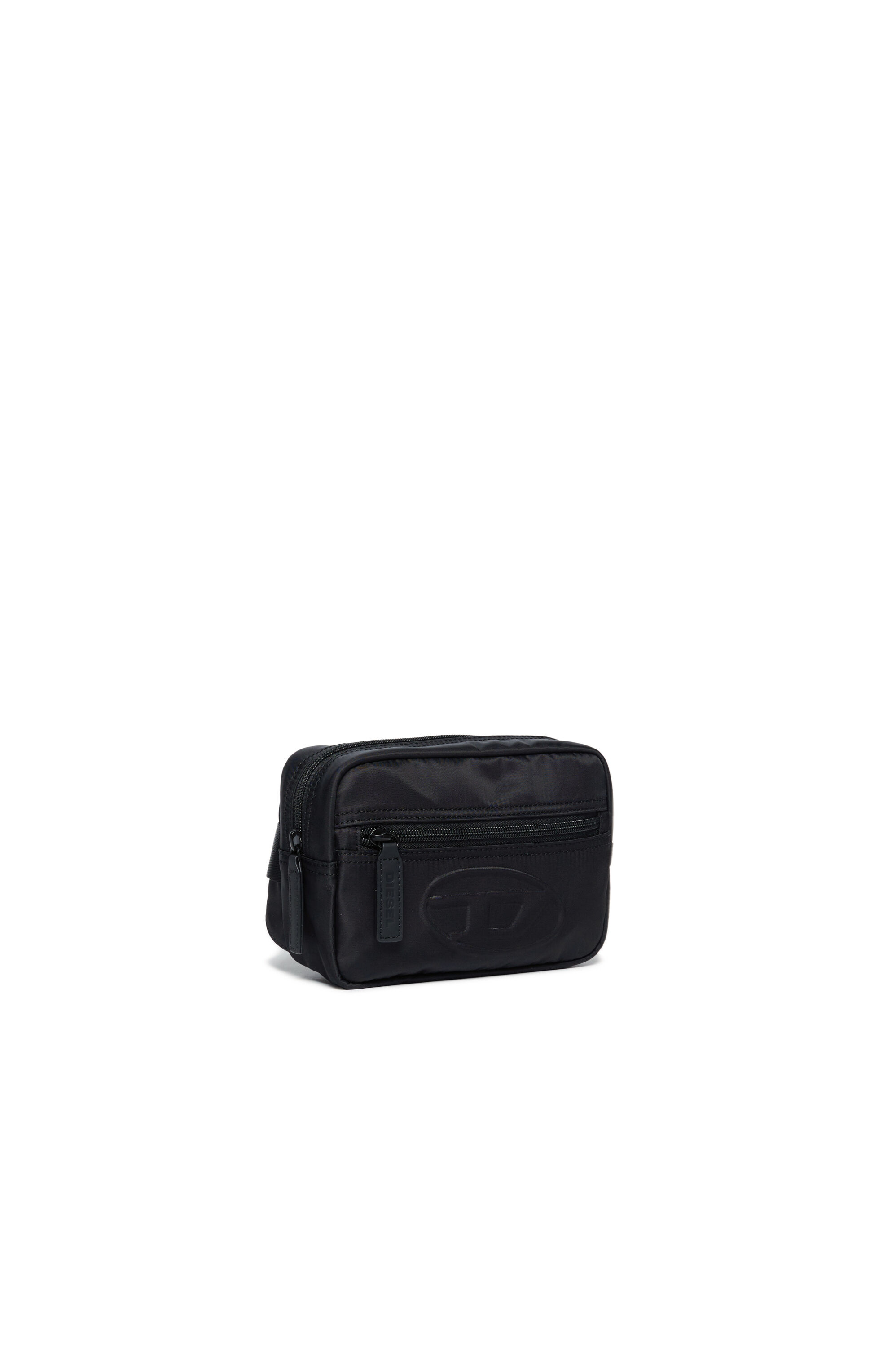Diesel - WDEMBOSSED, Unisex's Nylon belt bag with embossed logo in ブラック - 2