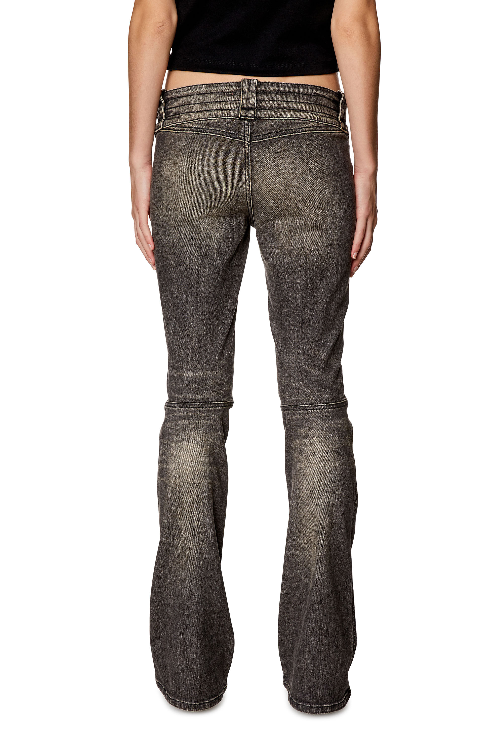 Diesel - Bootcut and Flare Jeans Belthy 0JGAL, ブラック/ダークグレー - Image 5