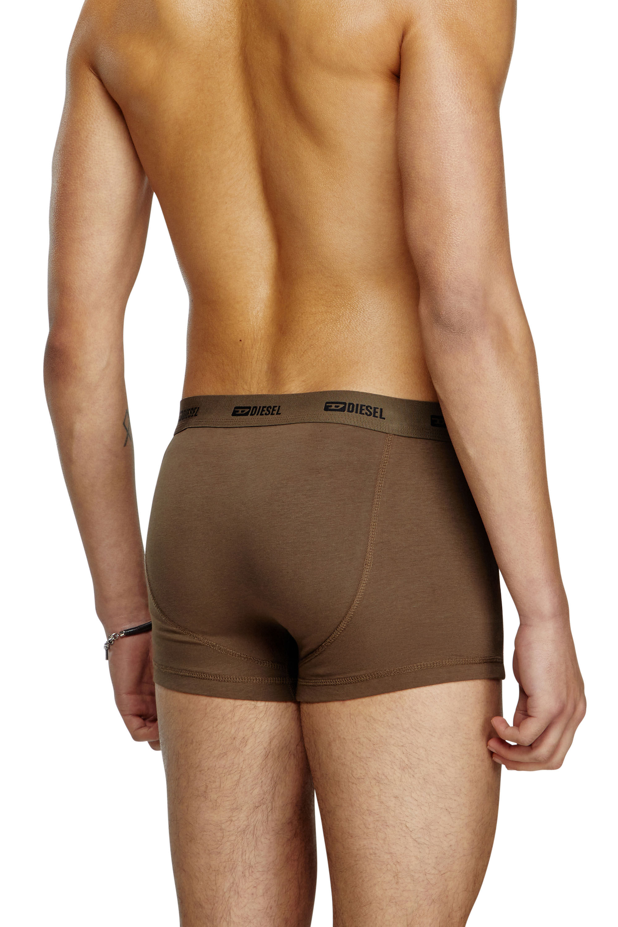 Diesel - DAMIEN-UTLT-3PACK, Male's 3-pack of boxer briefs in ブラウン/ブラック - 4