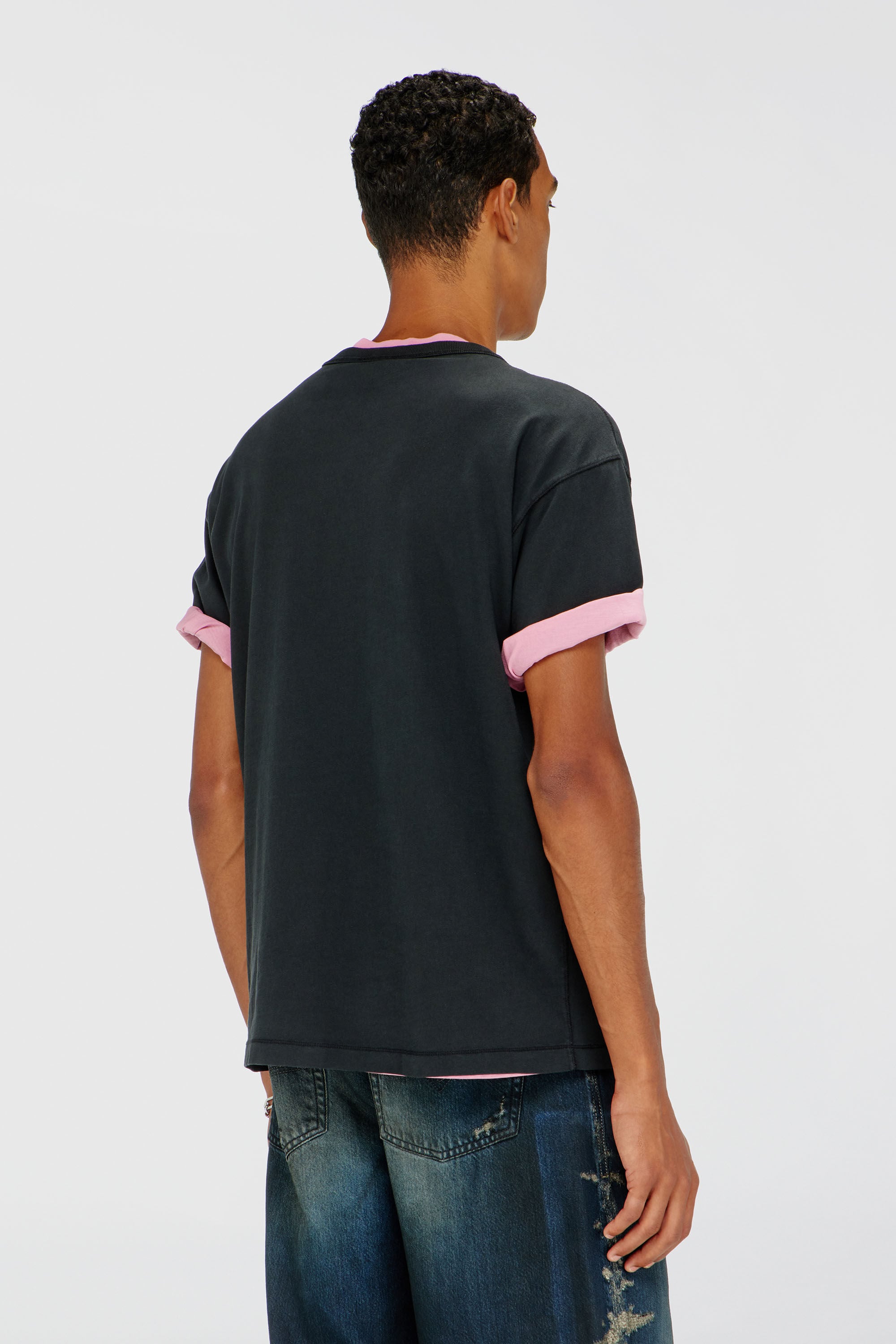 Diesel - T-NORM-IOD, Male's Tシャツ in ブラック - 4