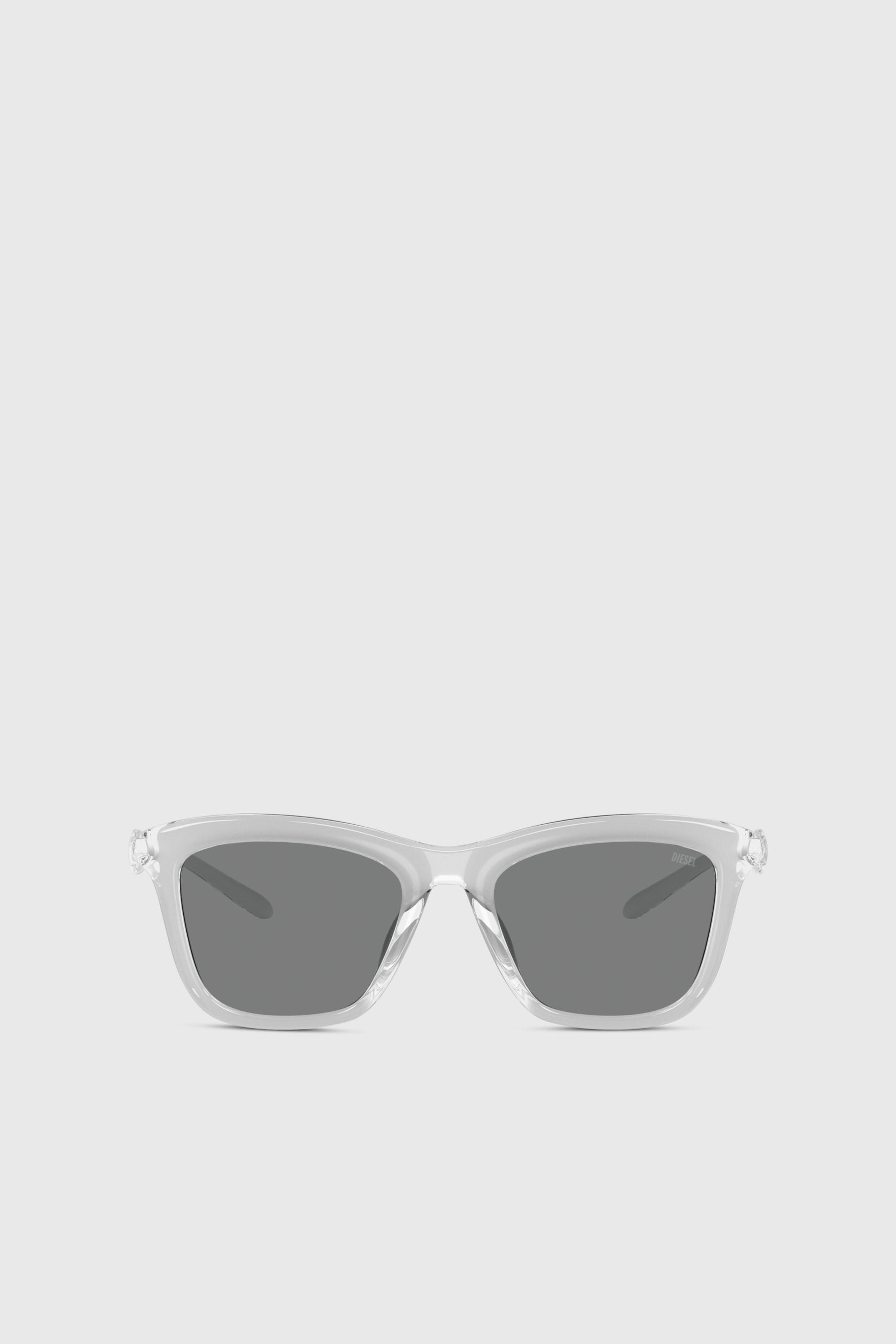 Diesel - 0DL3008U, Unisex's Square sunglasses in グレー - 1