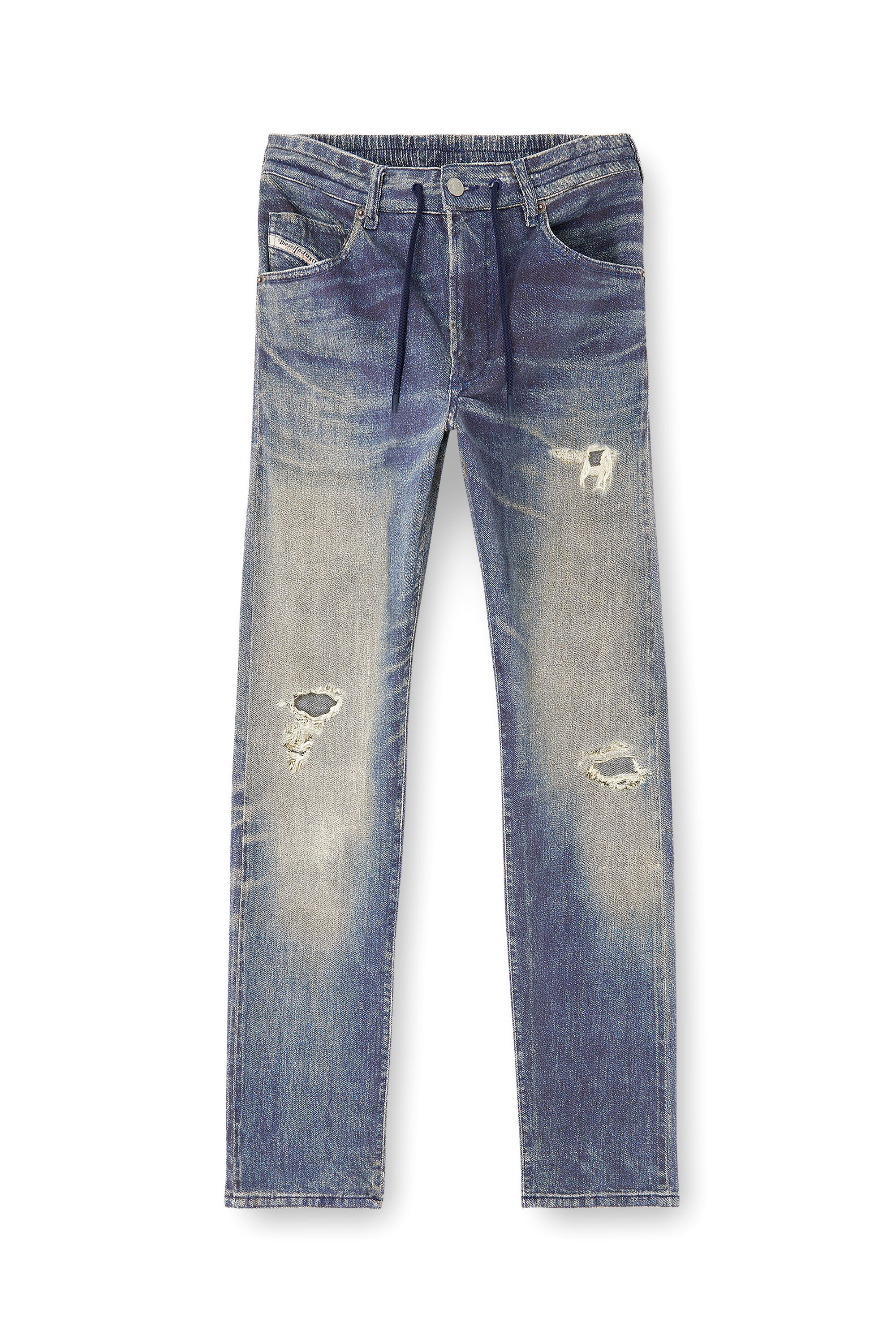 Diesel - Male's Regular 2032 D-Krooley Joggjeans&reg; 068UT, ミディアムブルー - 2