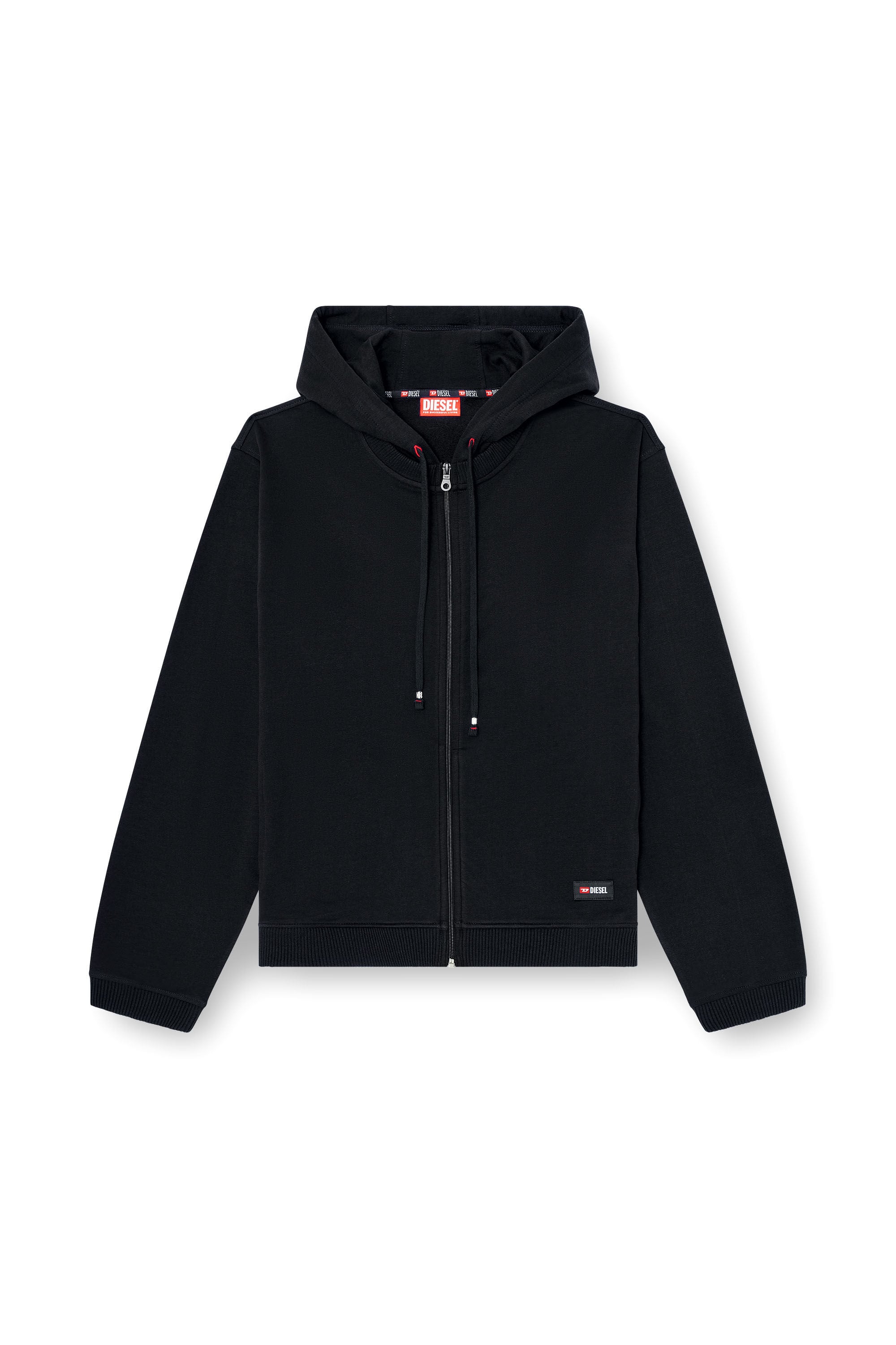 Diesel - JOY-D-CORE, Male's ジップアップパーカー in ブラック - 2