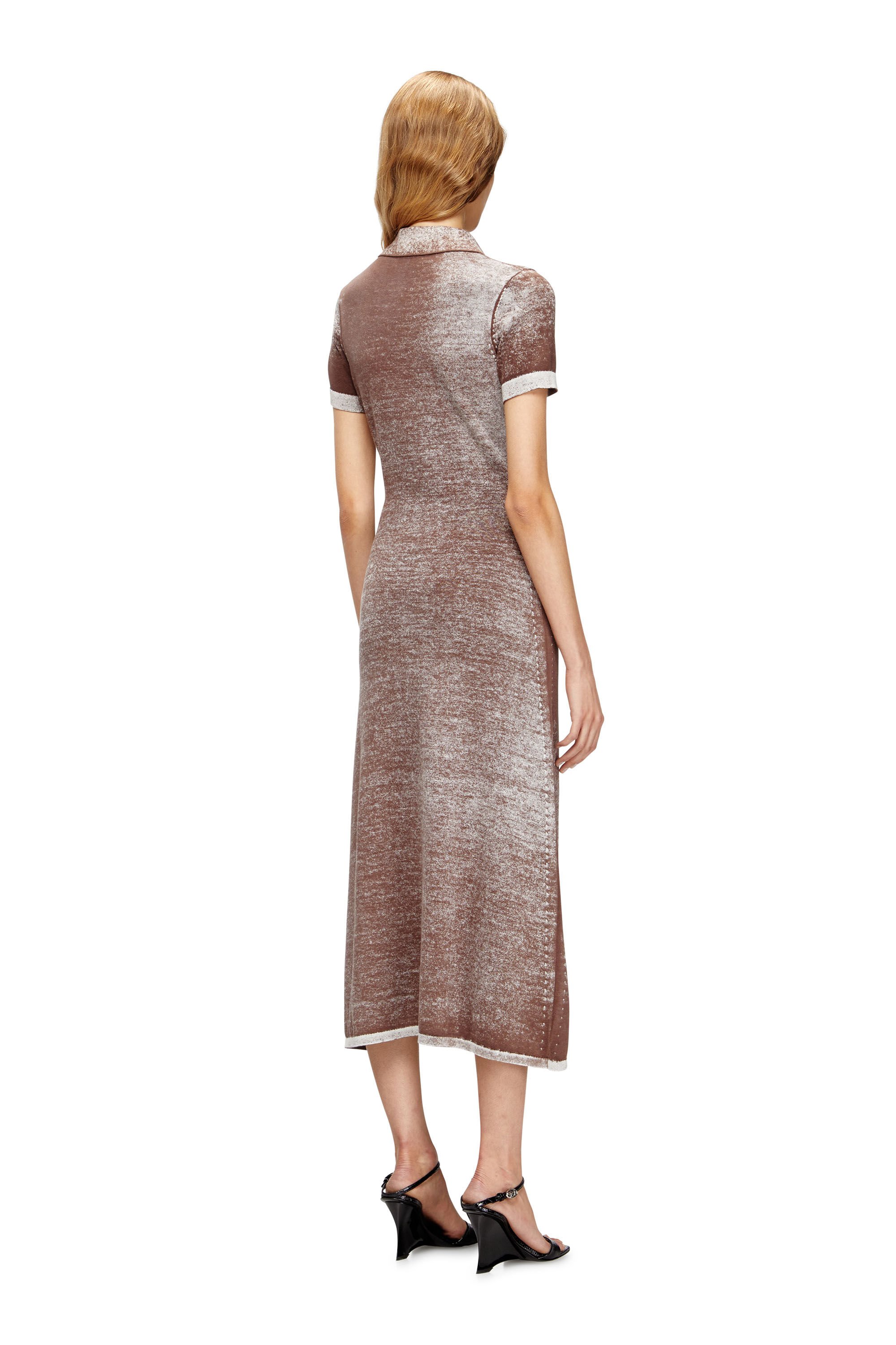 Diesel - M-LOURENS, Female's ニットポロドレス in null - 4