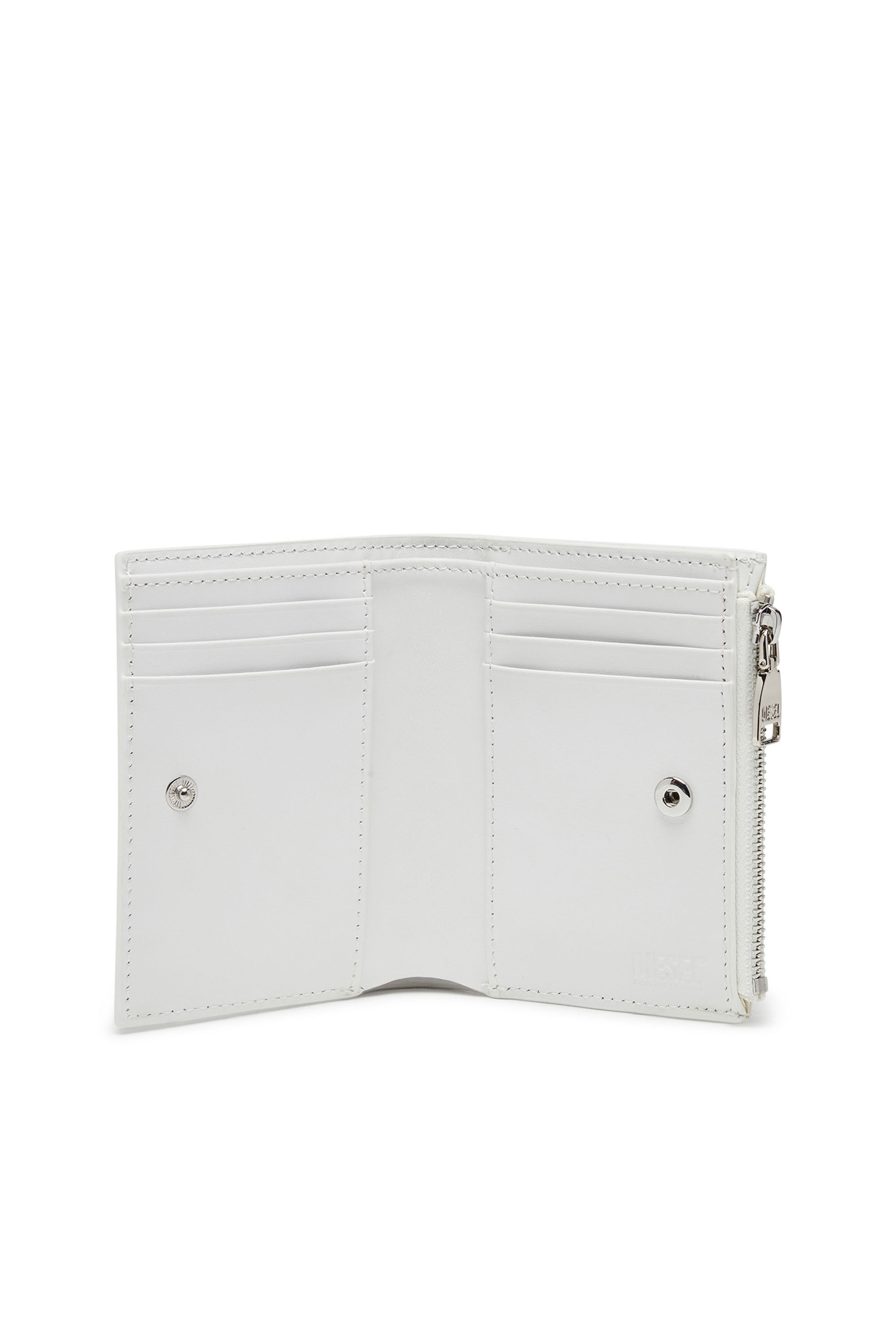  特価ブログのポータルサイト ZIP BI-FOLD PLAY II leather｜ホワイト glossy in wallet Small 小物