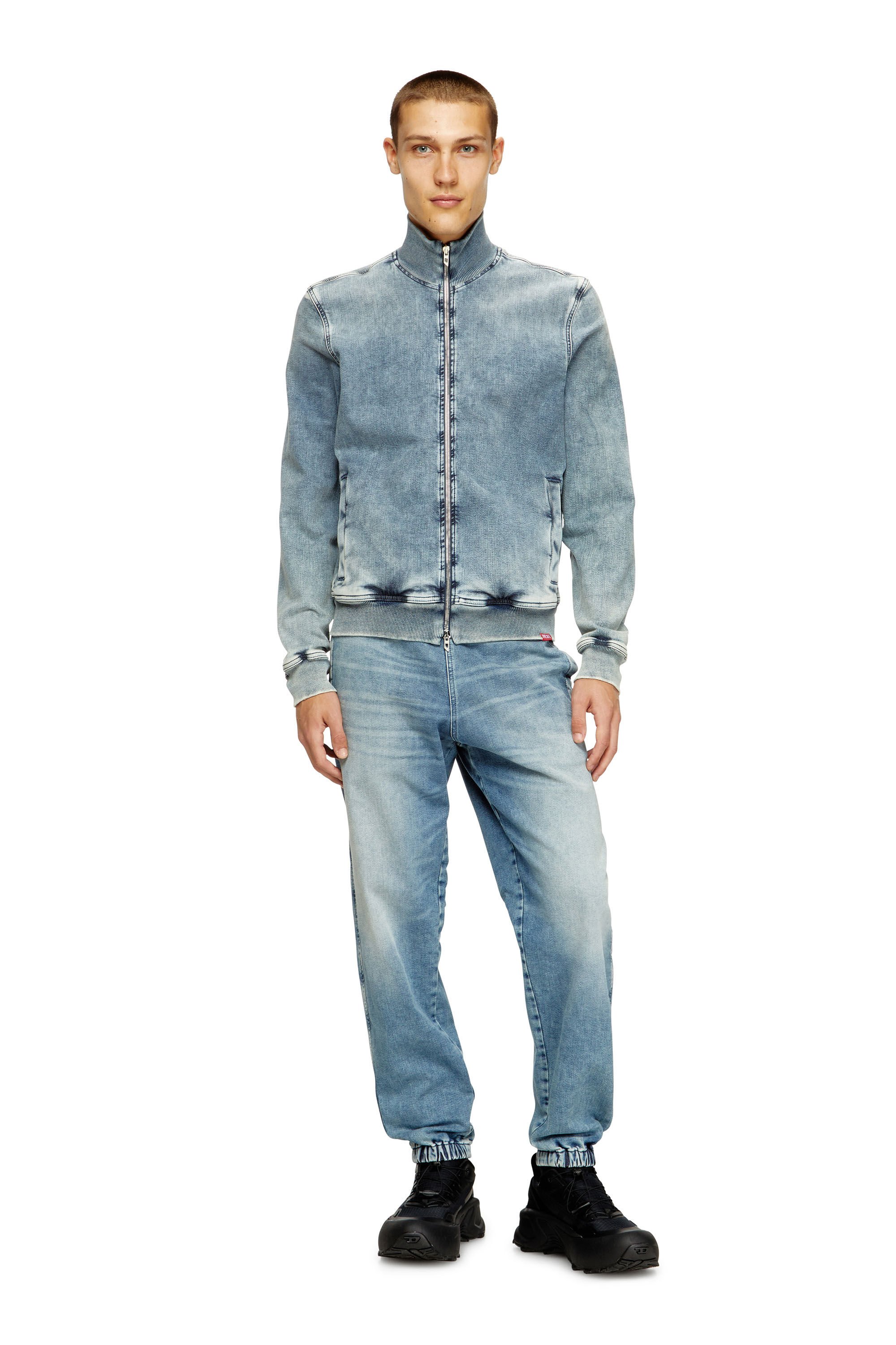 Diesel - Unisex's Slim D-Labb Track denim 09M32, ライトブルー - 1