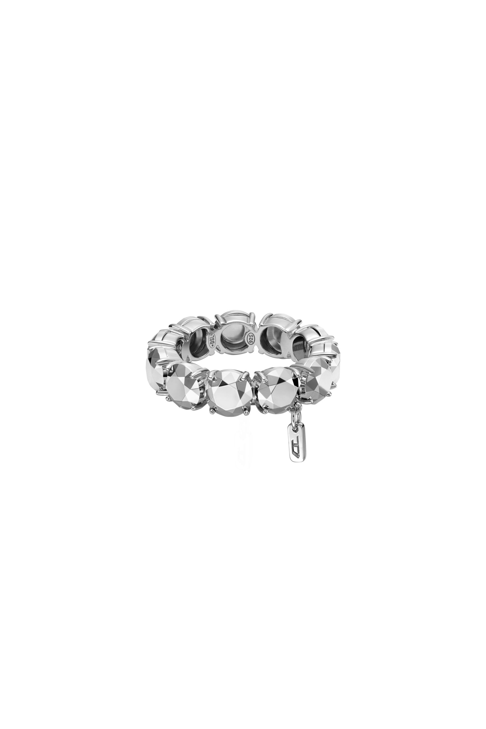 Diesel - DL1359040 STERLING SILVER JEWEL, Unisex's Sterling Silver Band Ring in シルバー - 2