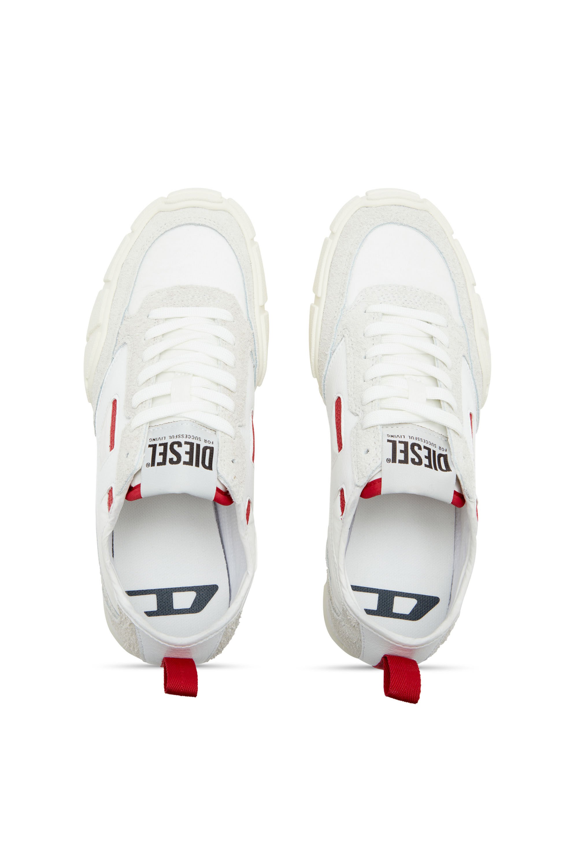Diesel - S-PAGODHA LOW W, Female's Sneakers in leather, suede and ripstop in null - 5