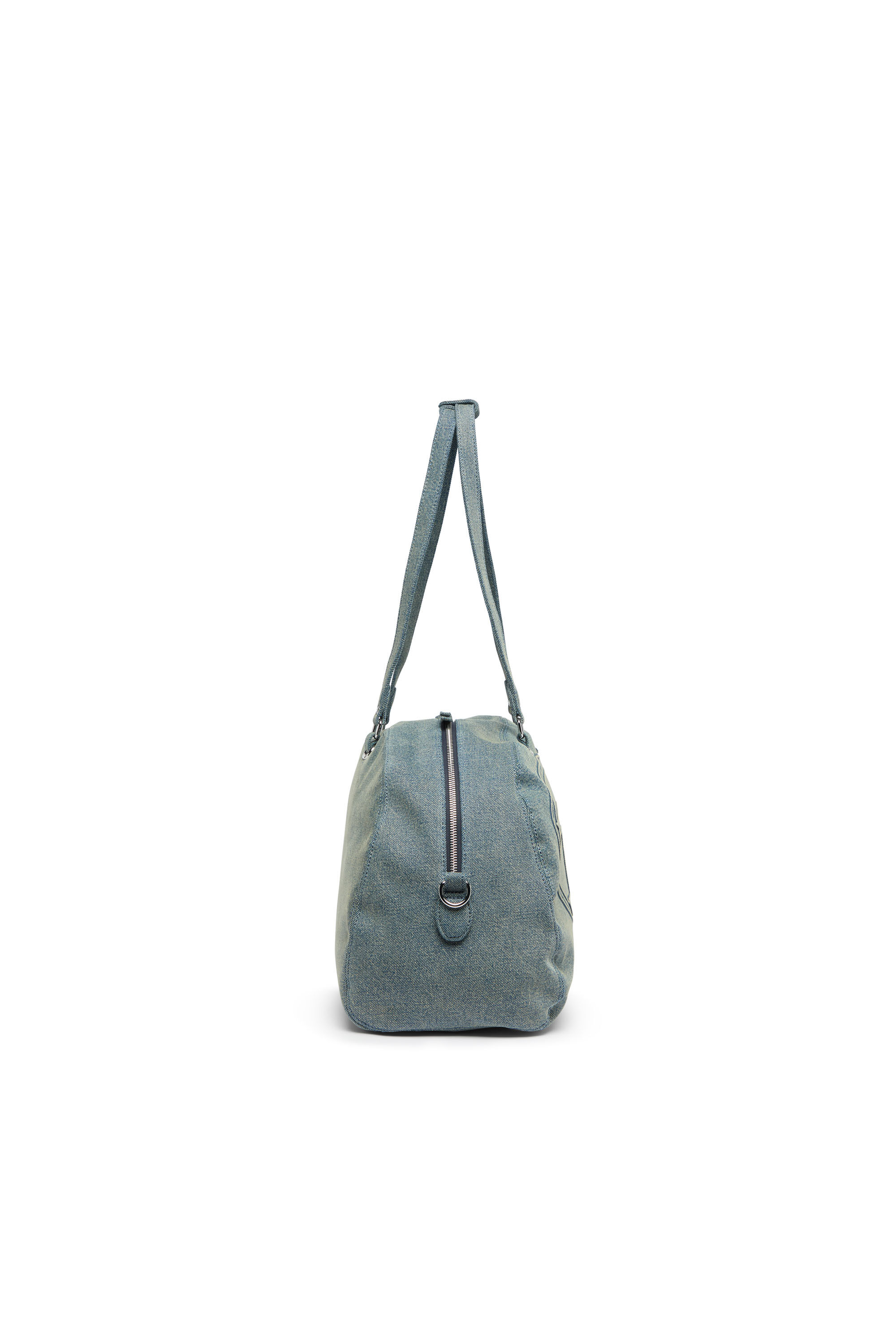 Diesel - 1DR DOME SOFT DUFFLE XL, Unisex's 1DR Dome-Duffle bag in denim with Oval D logo in ライトブルー - 4