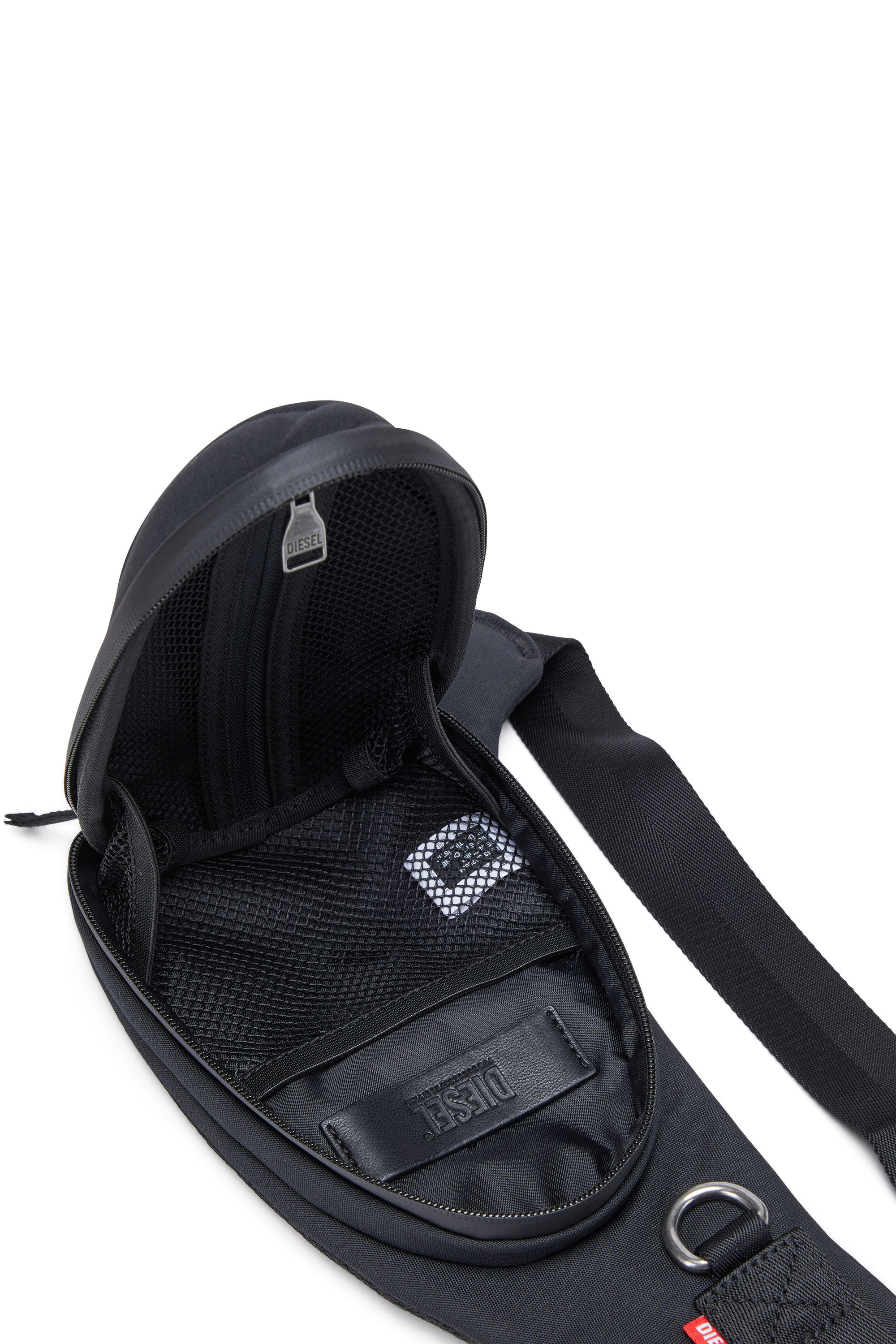 Diesel - 1DR-POD CROSSBODY, Male's 1DR-Pod-Hard shell sling bag with Oval D logo in ブラック - 4