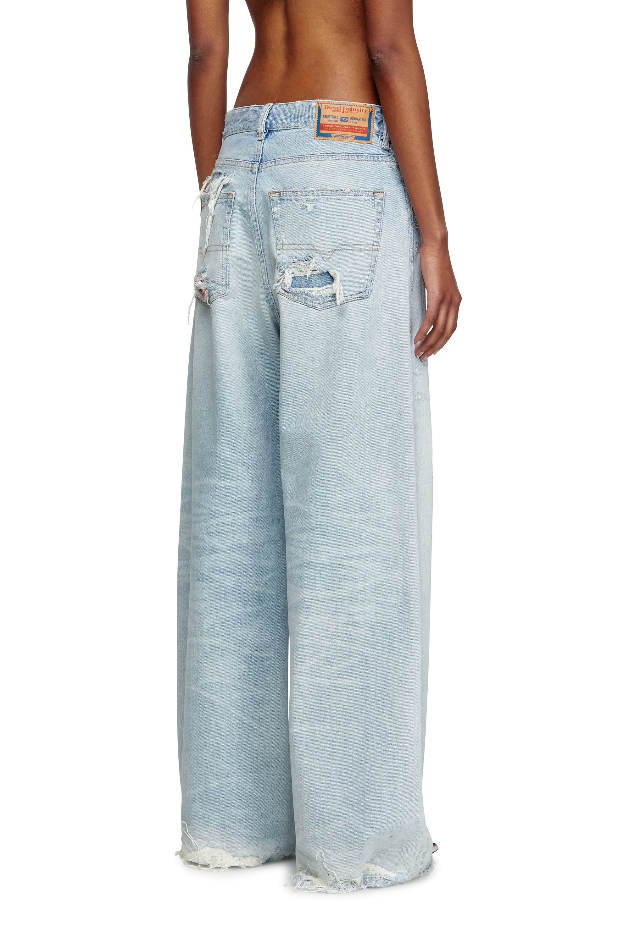 Diesel - Female's Relaxed Jeans 1996 D-Sire 09M53, ライトブルー - 4