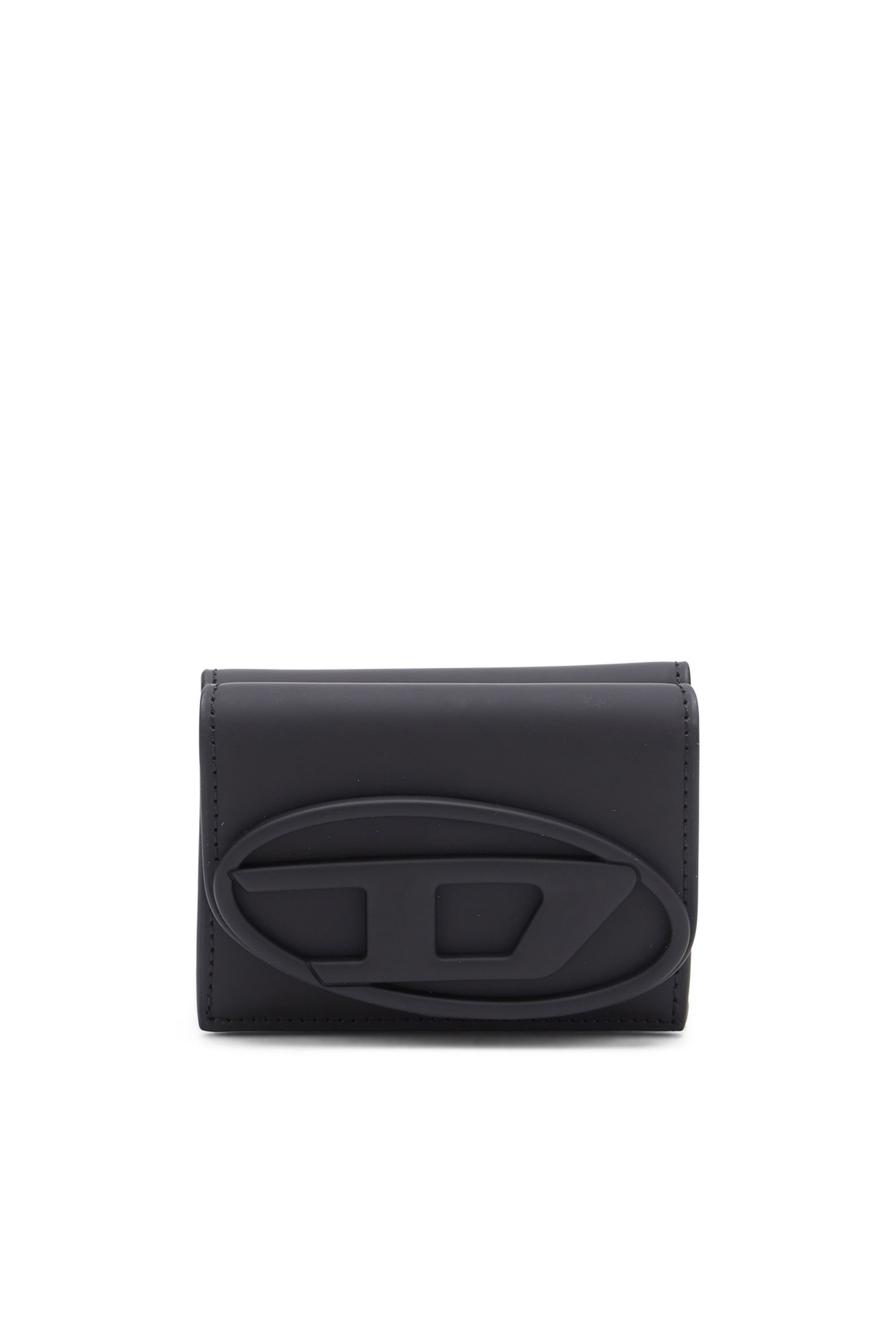 DIESEL 1dr Tri Fold Coin Xs Iiブラック三つ折り財布
