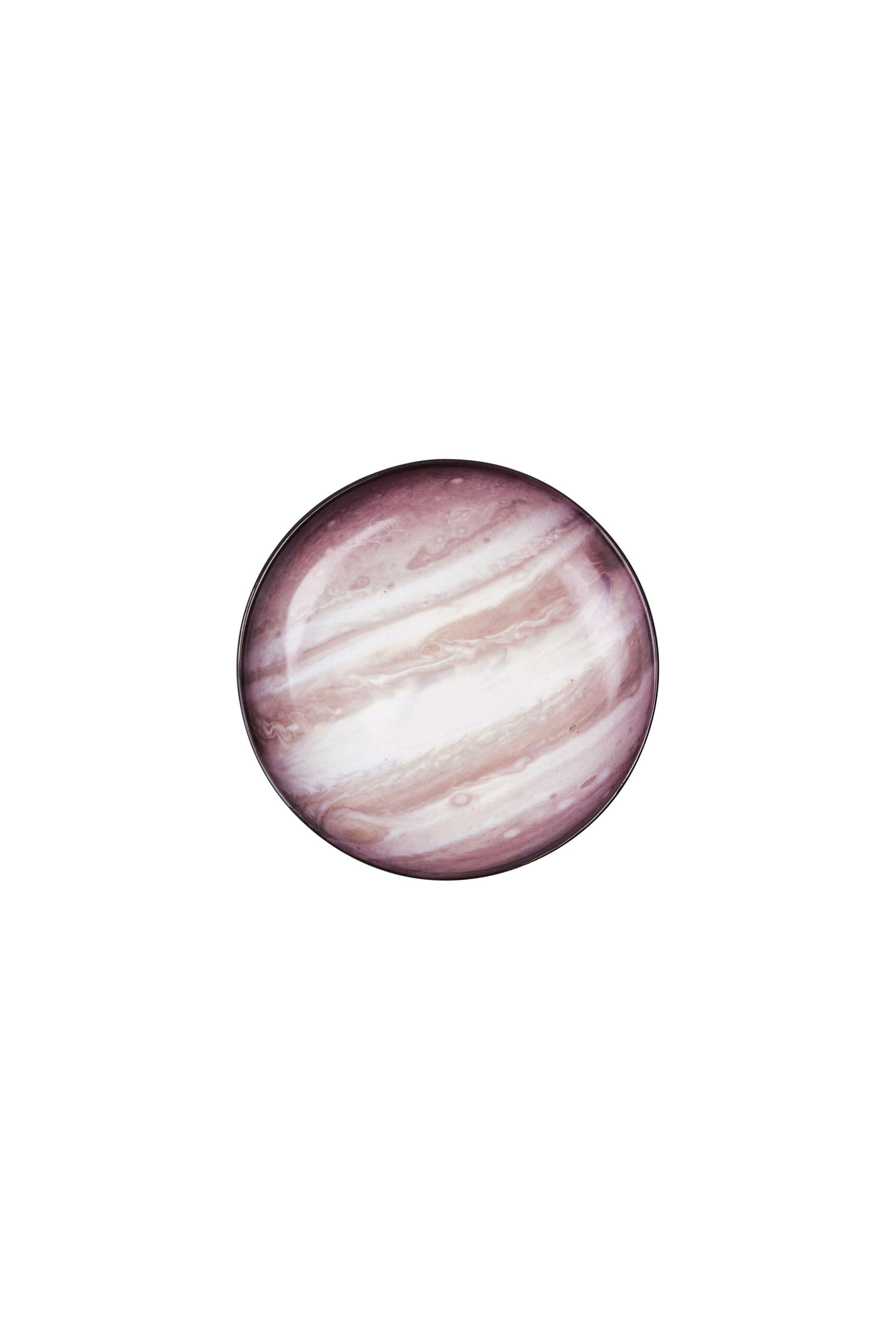 Diesel - 10825 COSMIC DINER, Unisex's Porcelain dinner plate "jupiter" in ブラウン/ホワイト - 1