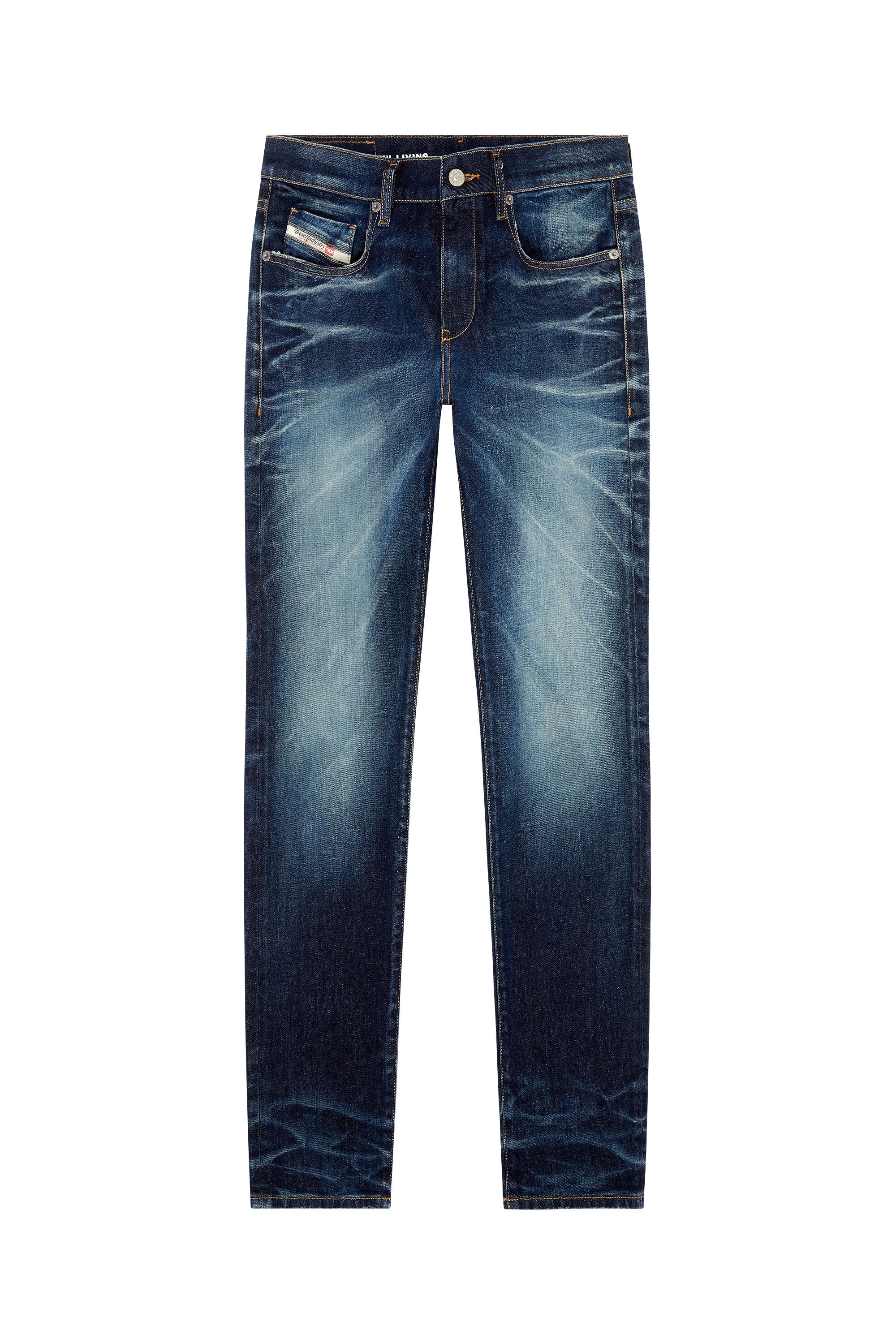 Diesel - Slim Jeans 2019 D-Strukt 09G29, ダークブルー - Image 2