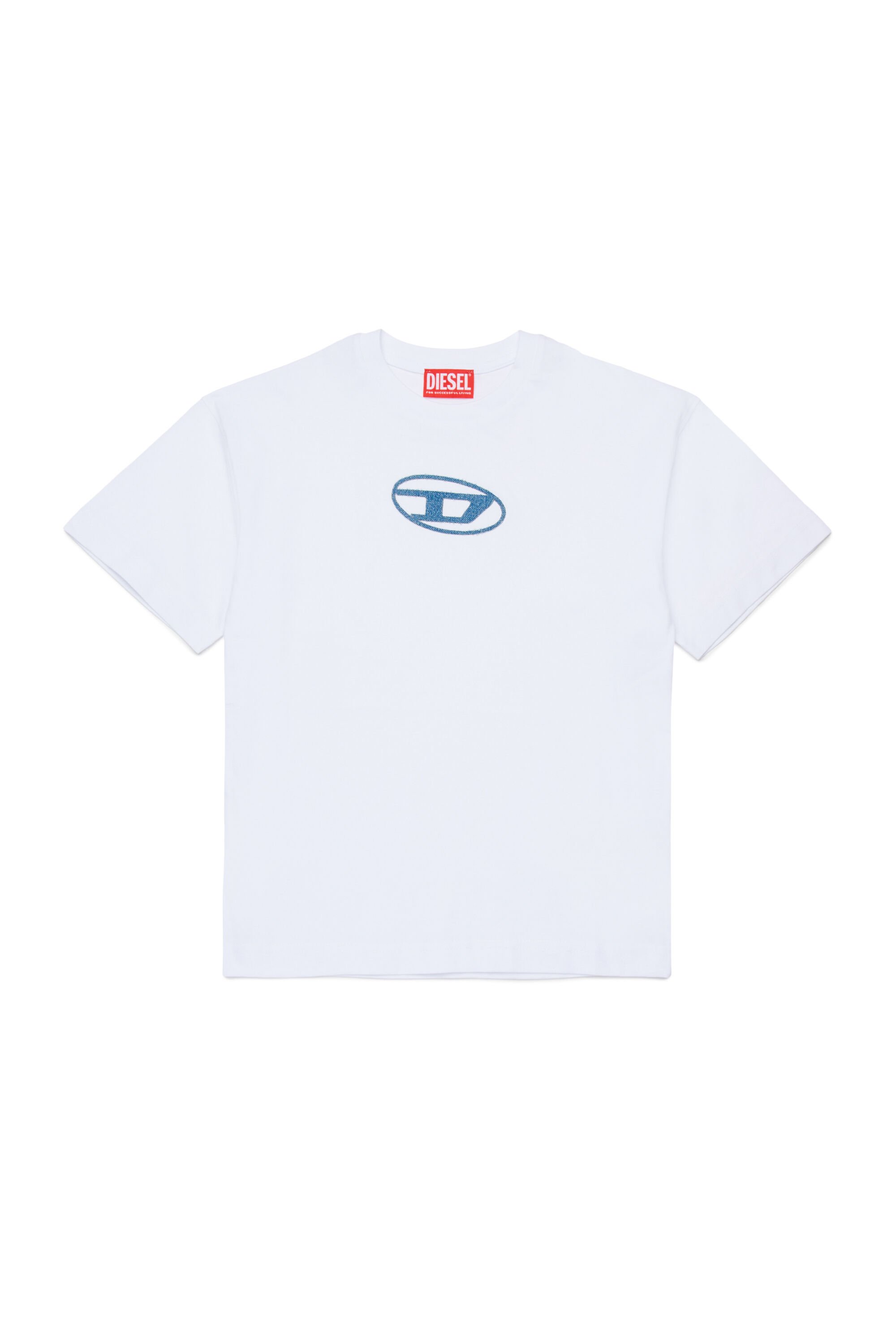 Diesel - TLOGY OVER, Male's Tシャツ in ホワイト - 1