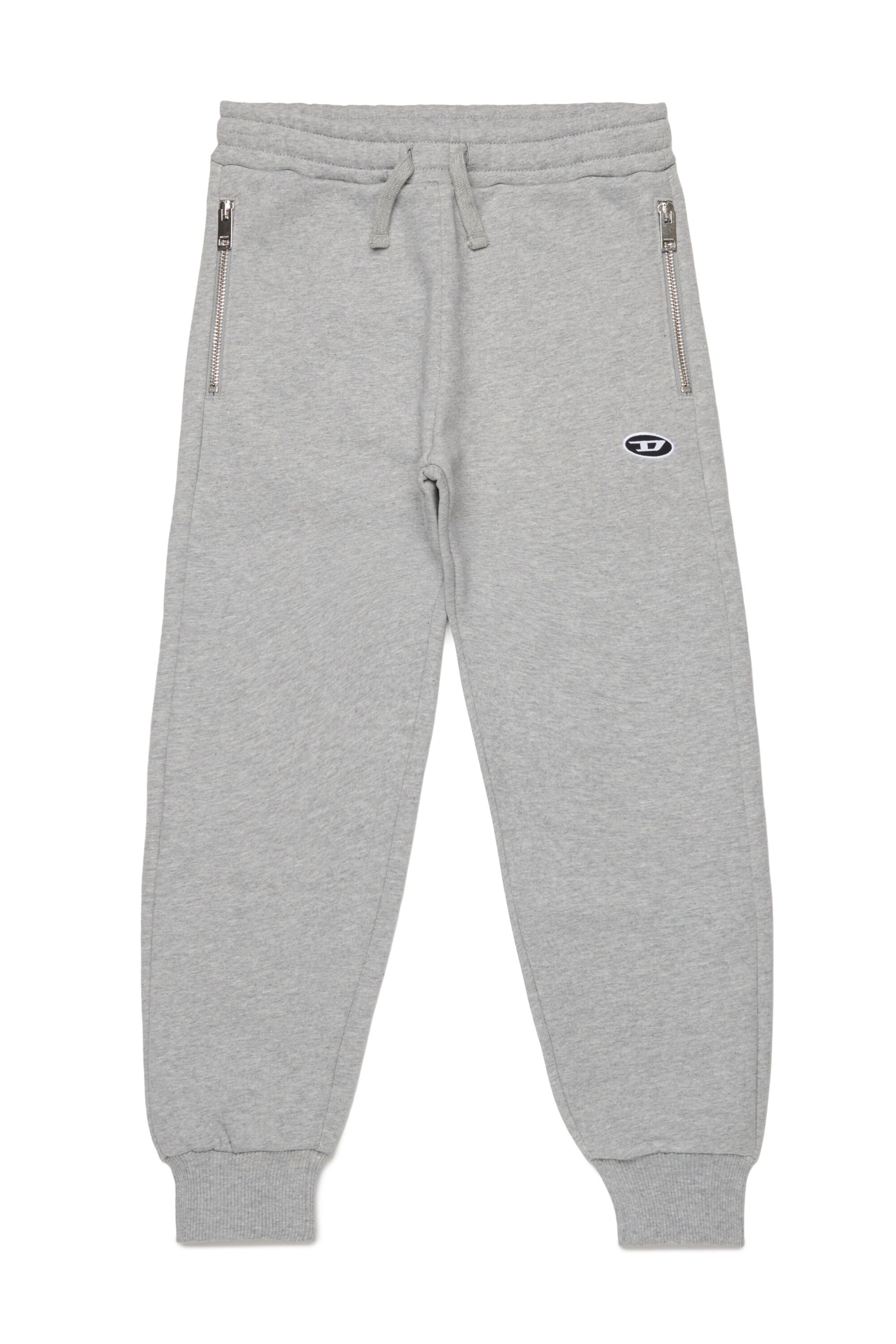 Diesel - PTARYDOVALZIPPJ, Male's Sweatpants with zip pockets in グレー - 1
