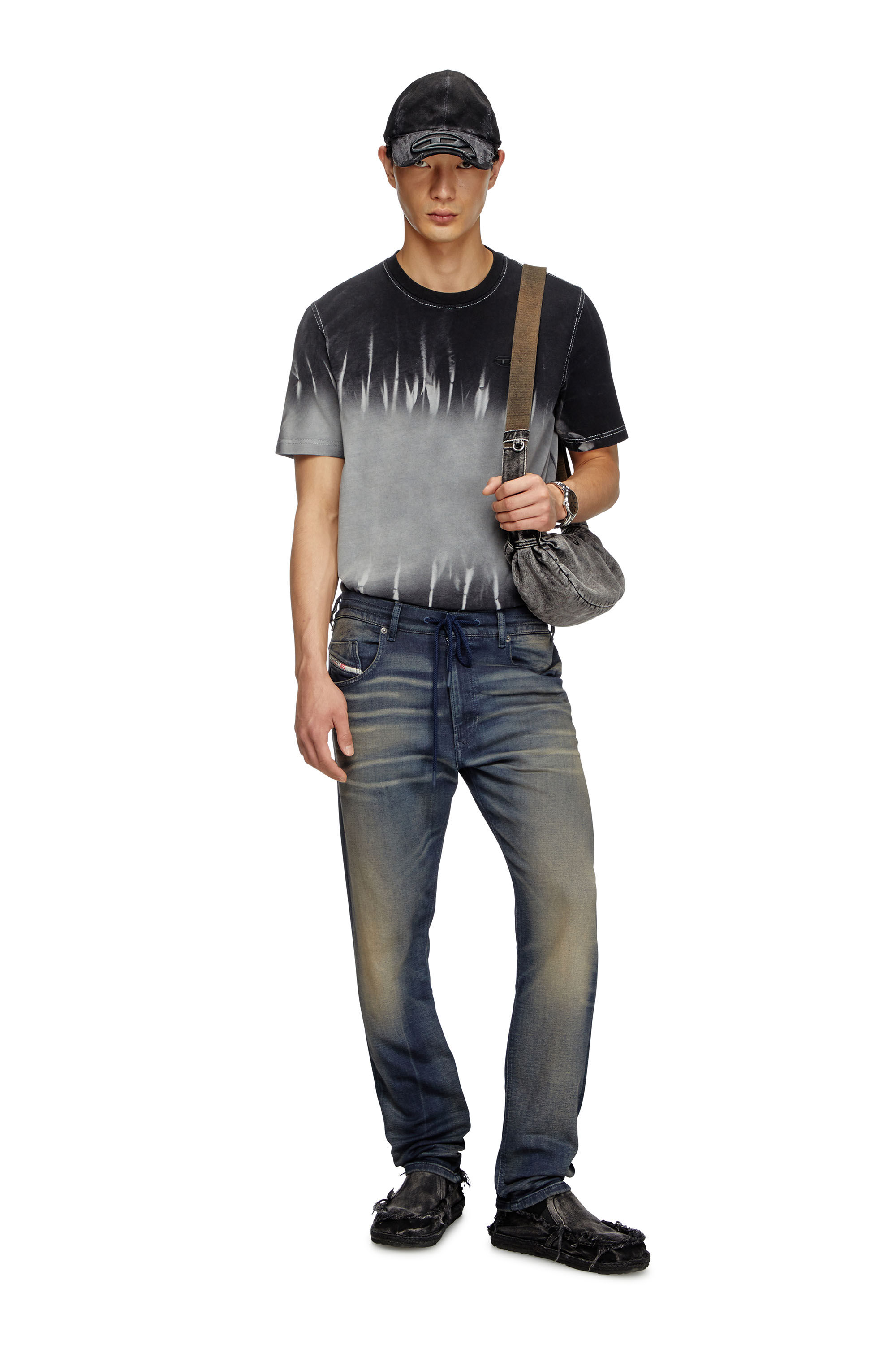 Diesel - Male's Regular 2030 D-Krooley Joggjeans® 068PM, ダークブルー - 1