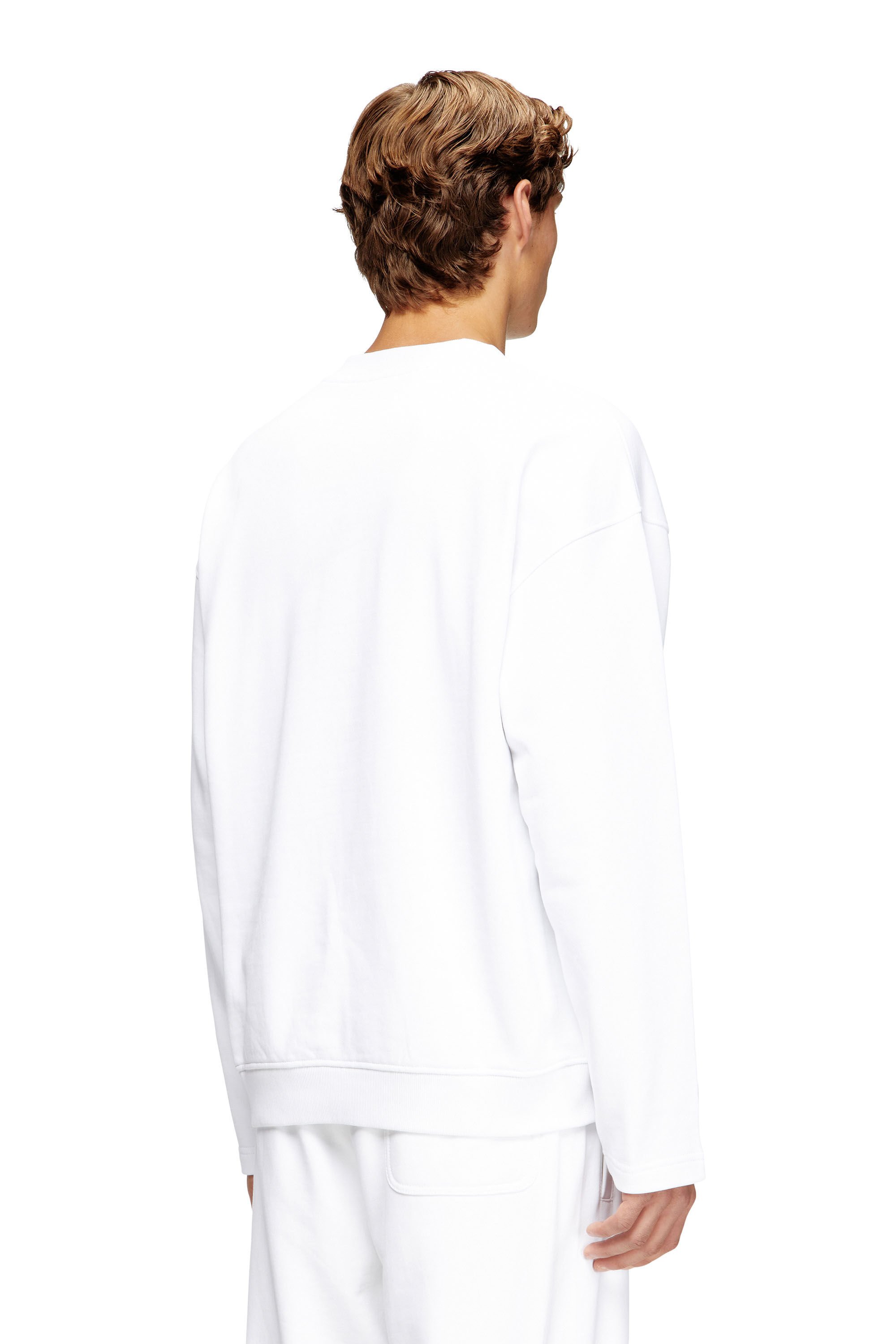 Diesel - S-BOXT-NC-DIV, Male's プルオーバースウェット in ホワイト - 4