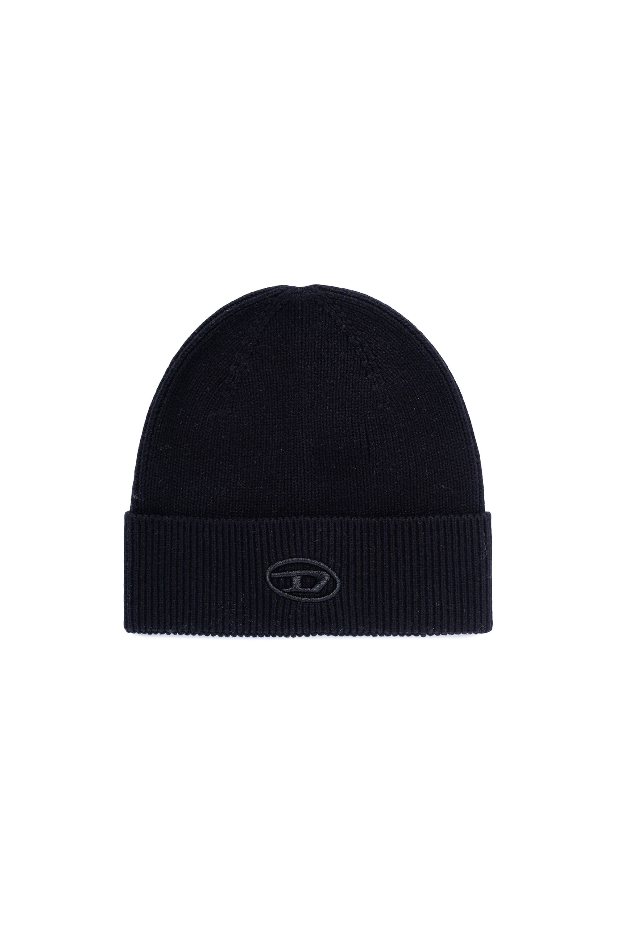 Diesel - K-CODER-FULLY B, Unisex's ニットキャップロゴ in ブラック - 1