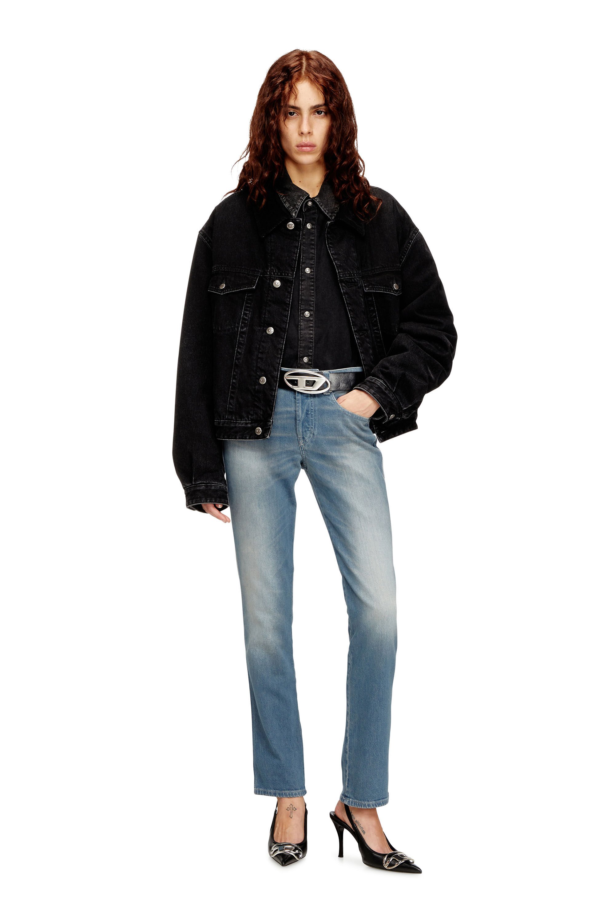 Diesel - Female's Slim Jeans 1992 D-Jiann 09N75, ミディアムブルー - 1