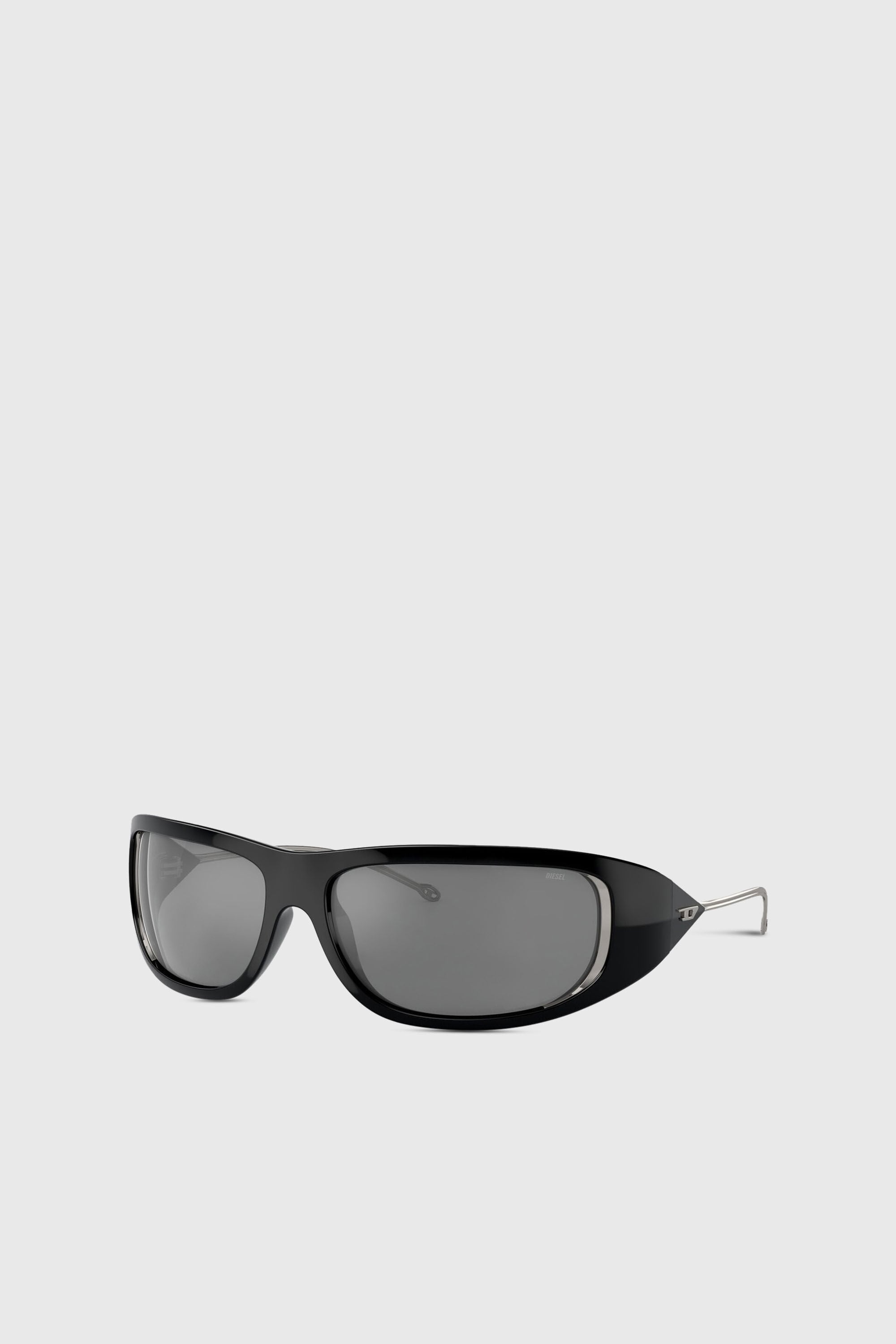 Diesel - 0DL3001 SIZE 61, Unisex's サングラス in ブラック/フラッシュミラー - 5