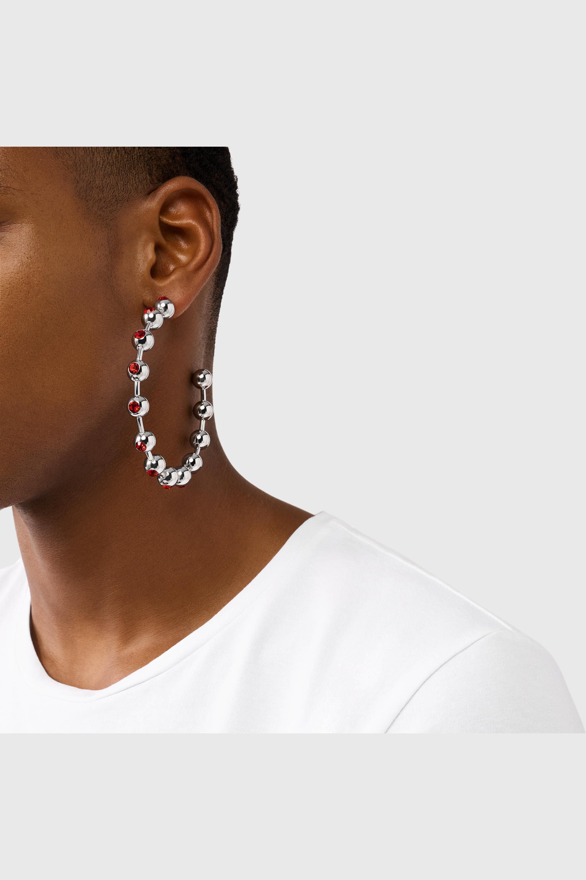 Diesel - DX1560040 JEWEL, Unisex's ピアス（両耳用） in シルバー/ブルー - 4