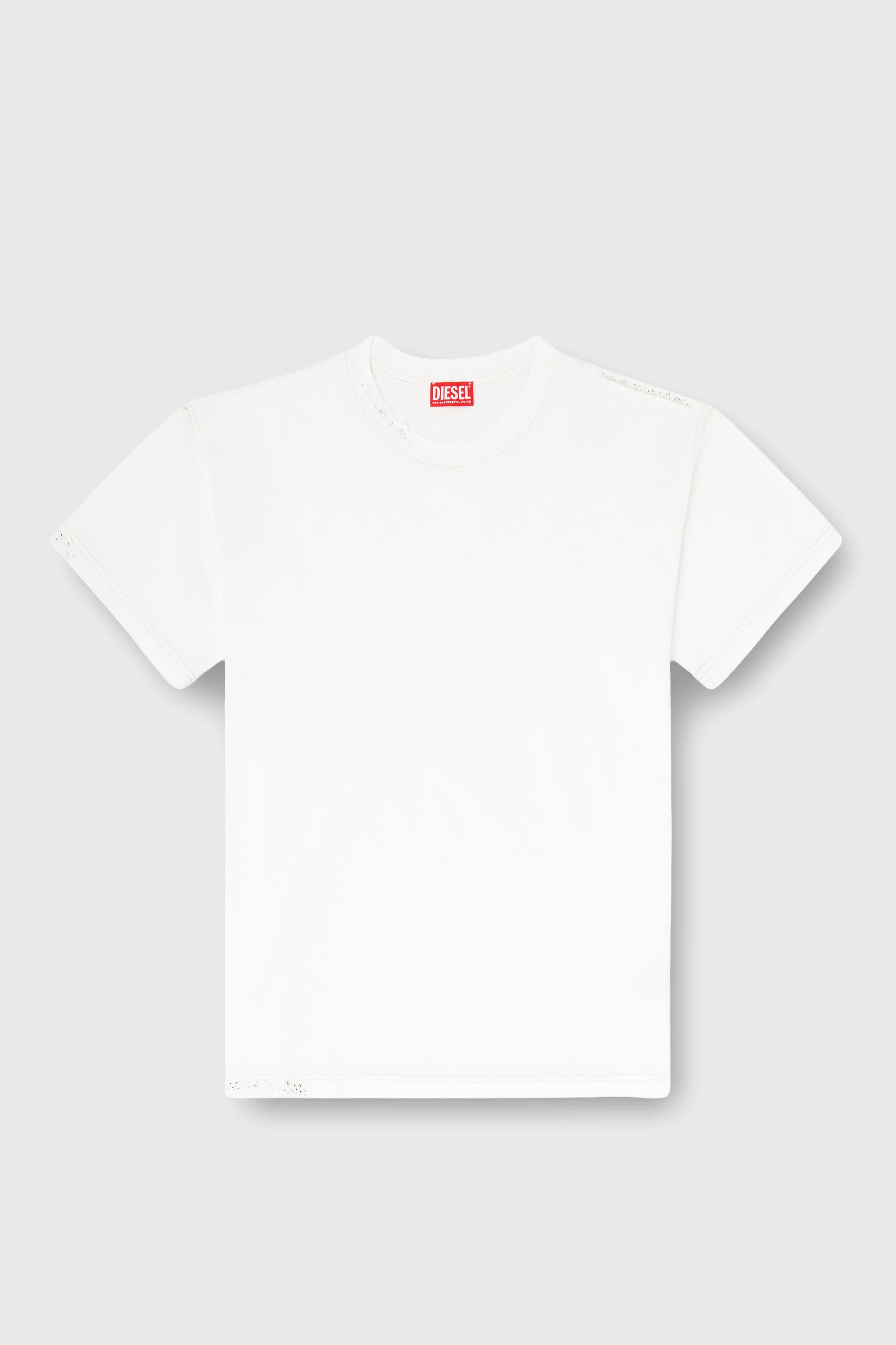 Diesel - T-NORM-CRYSTALS, Male's Tシャツ in ホワイト - 2