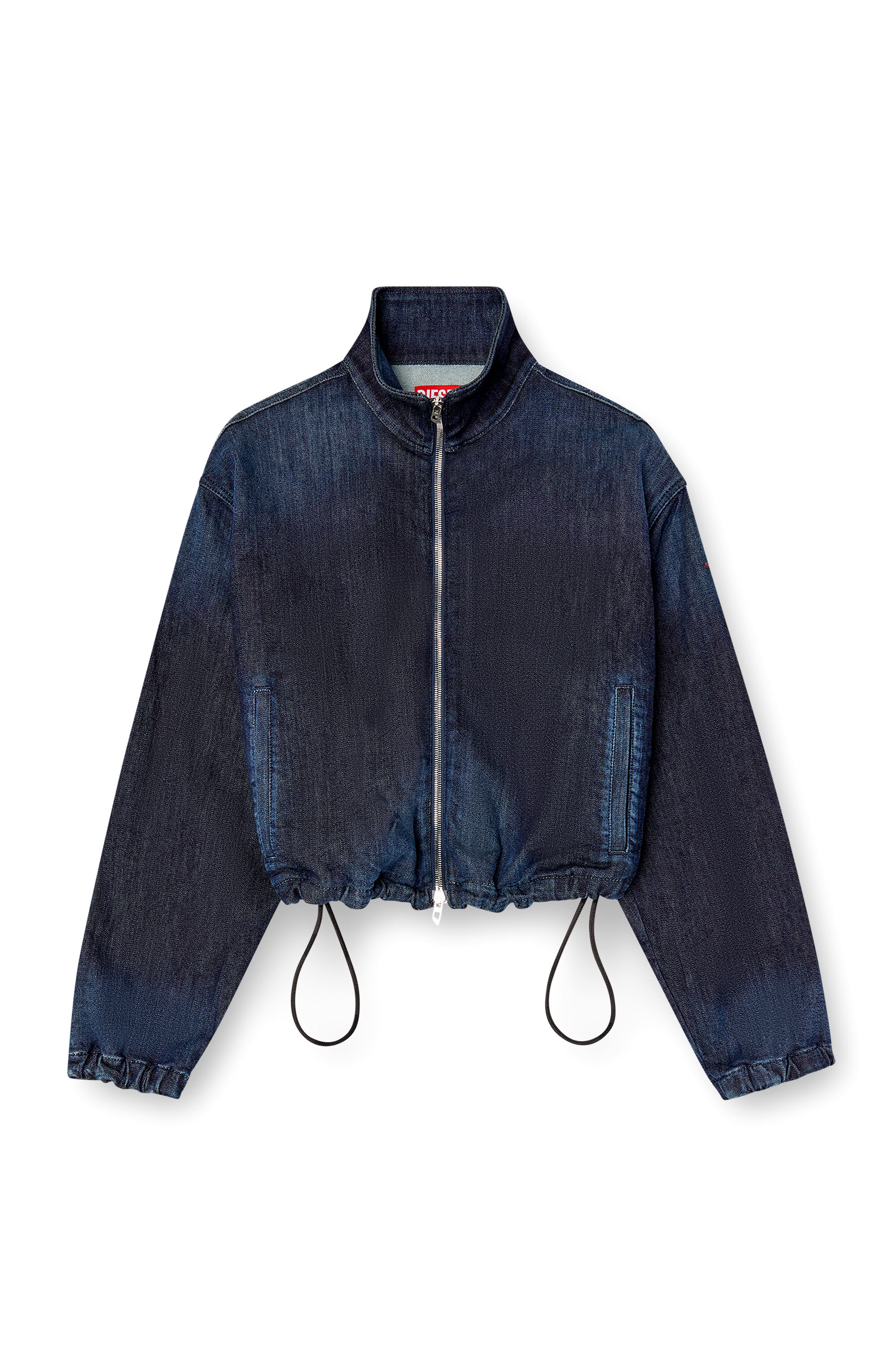 Diesel - DE-SANDERZ JOGG, Female's High-neck JoggJeans jacket in ダークブルー - 2
