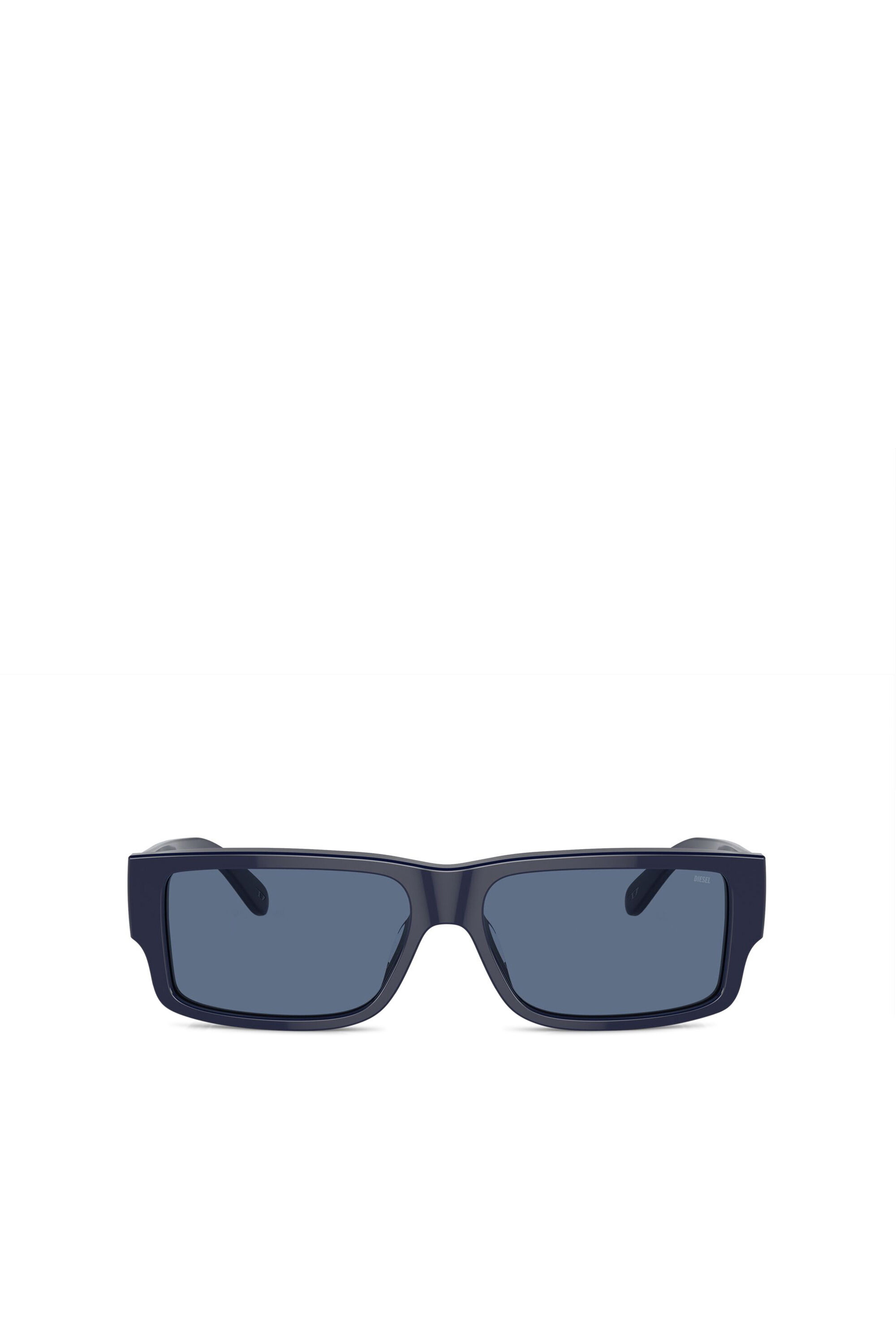 Diesel - 0DL2003 SIZE 57, Male's Rectangle sunglasses in ブルー - 1