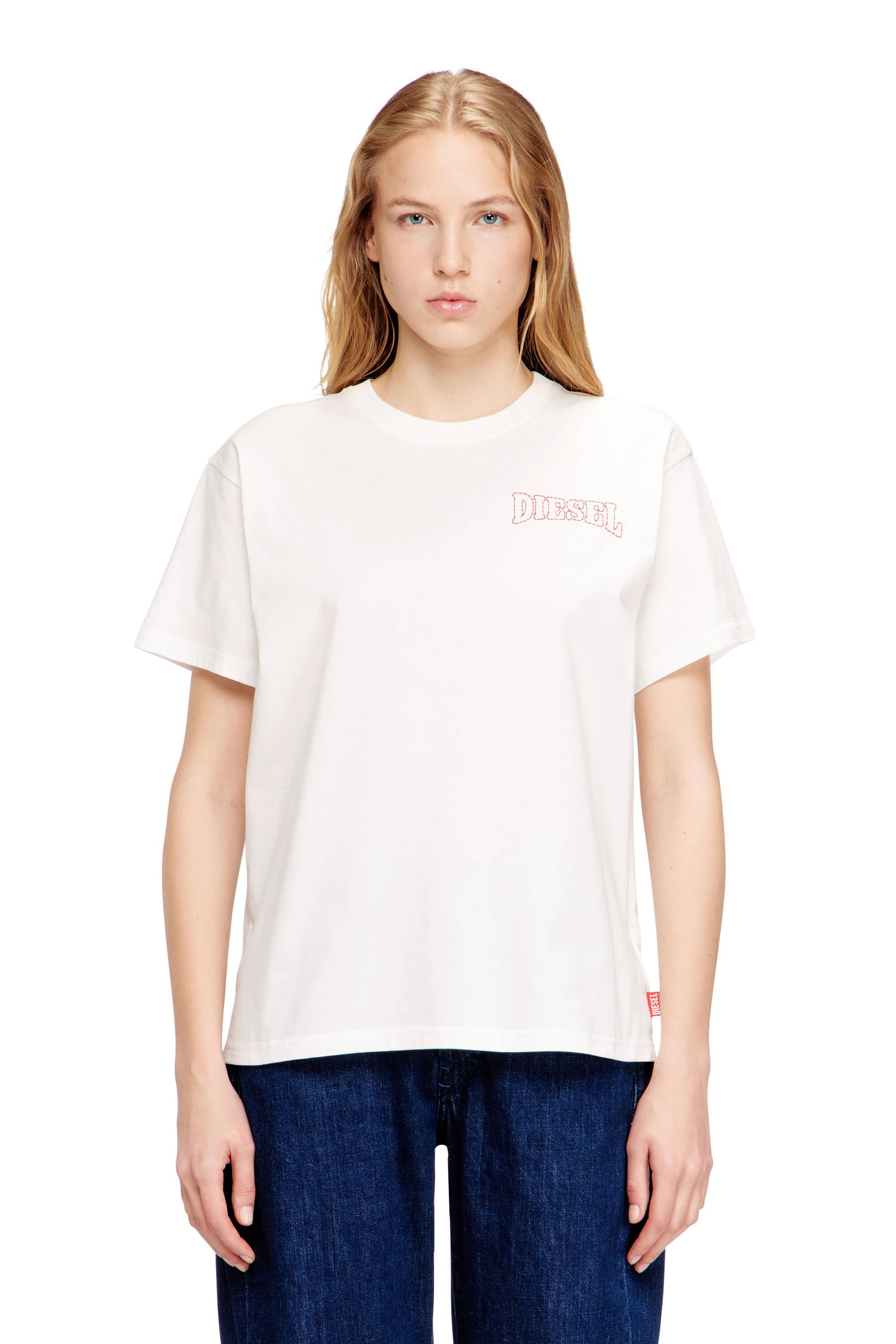 Diesel - T-NORMY-S17, Female's Tシャツ in ホワイト - 3