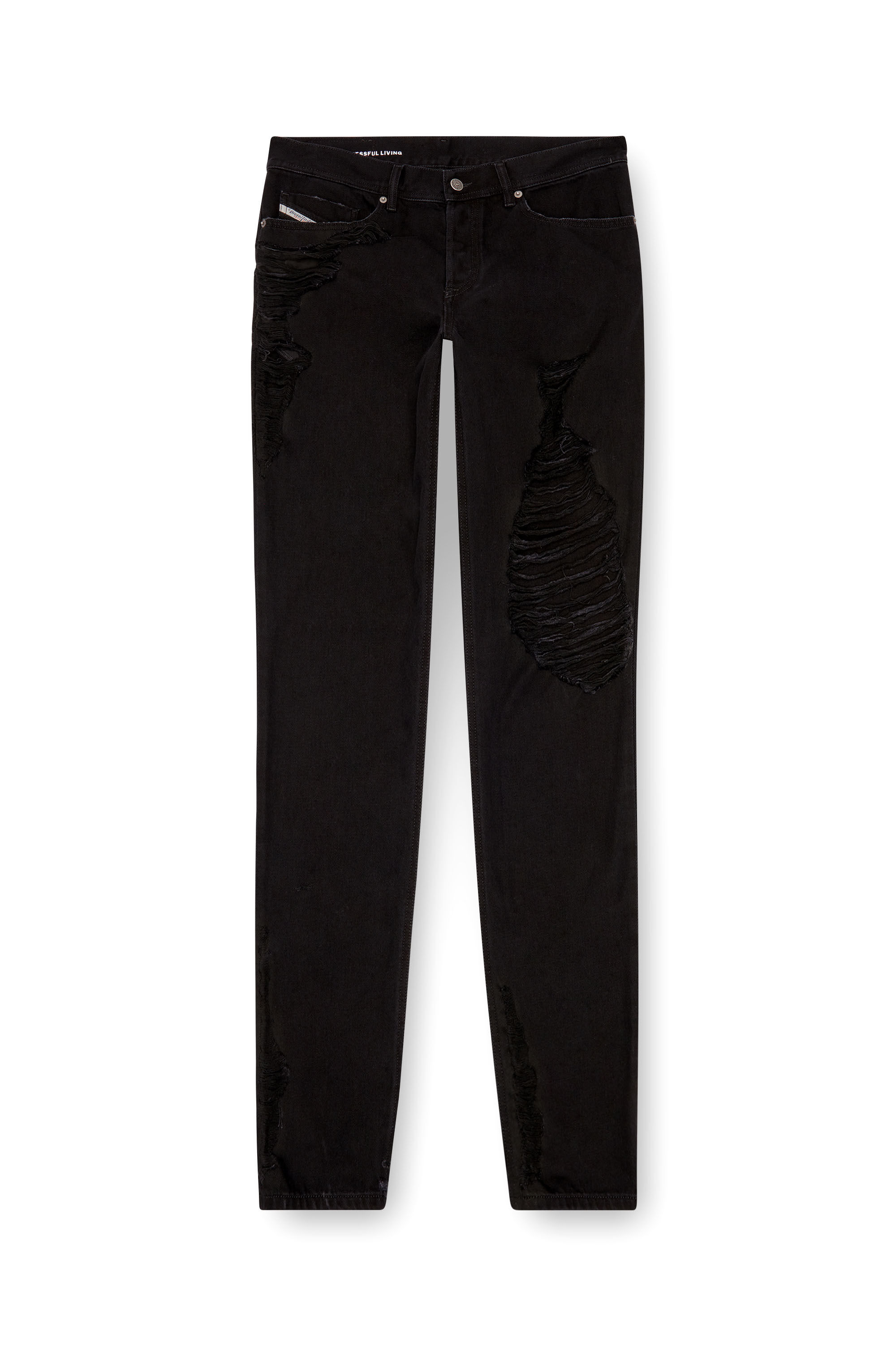 Diesel - Male's Regular Jeans 2023 D-Finitive 09K35, ブラック/ダークグレー - 2