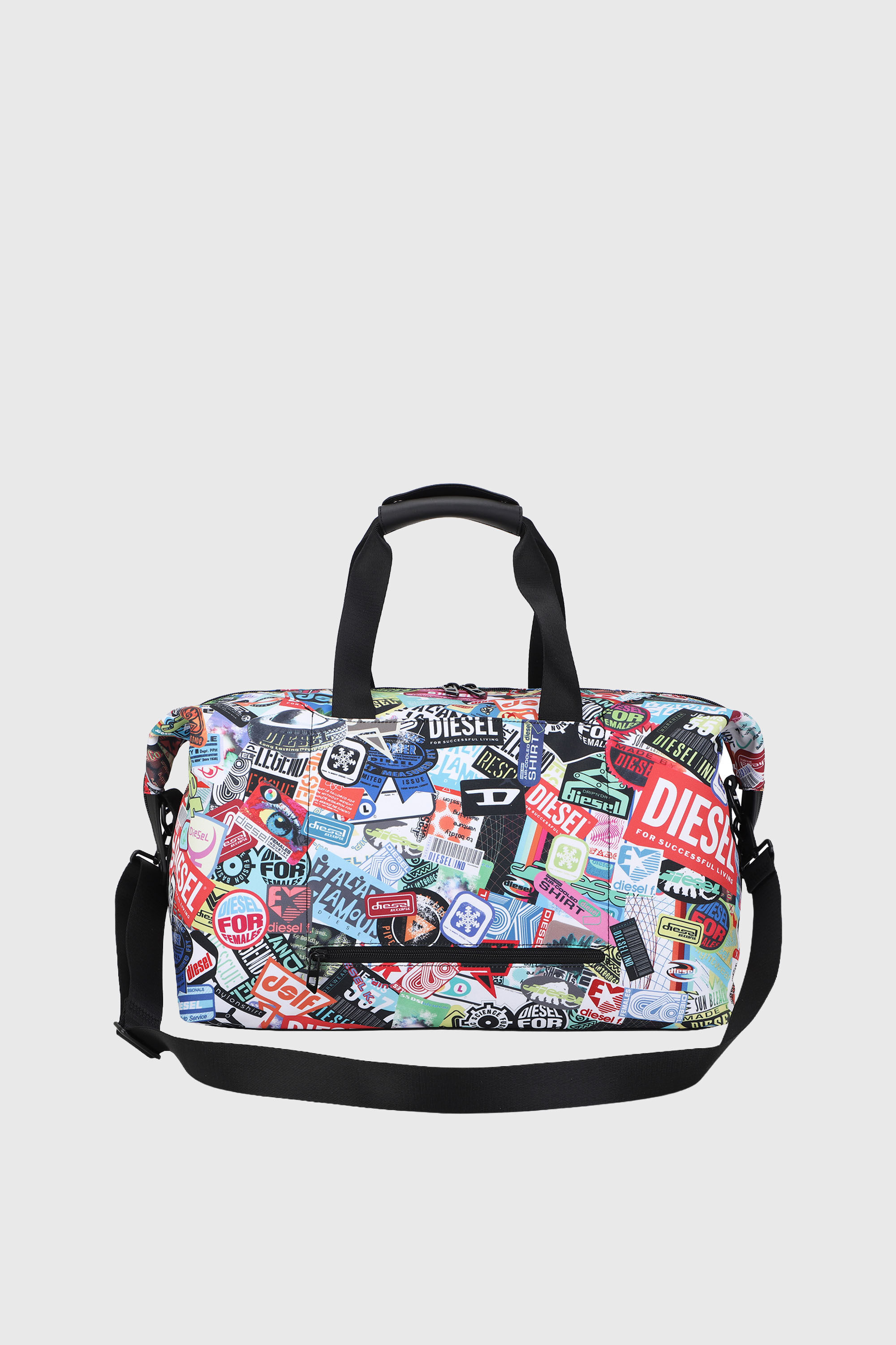 Diesel - DIESEL PC PRINTED DUFFLE-STICKERS- DSB00, Unisex's Pratical duffle bag with stickers in マルチカラー - 3